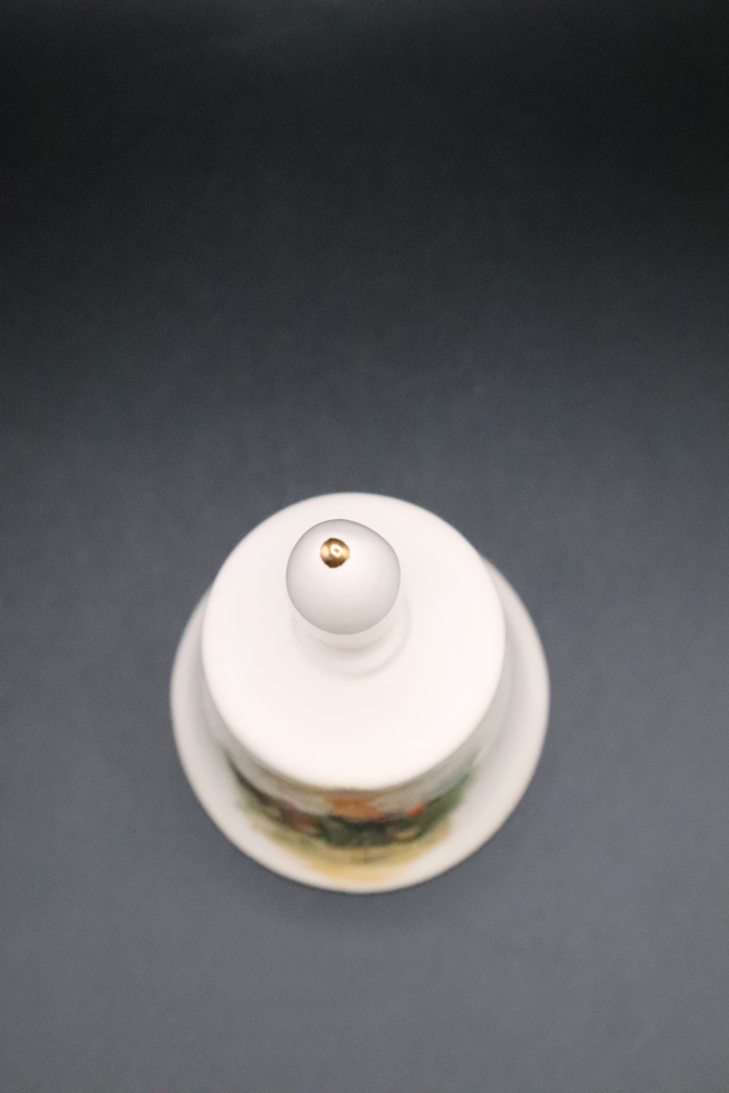 VINTAGE ROOSTER "THE PASSION PLAY" PORCELAIN BELL