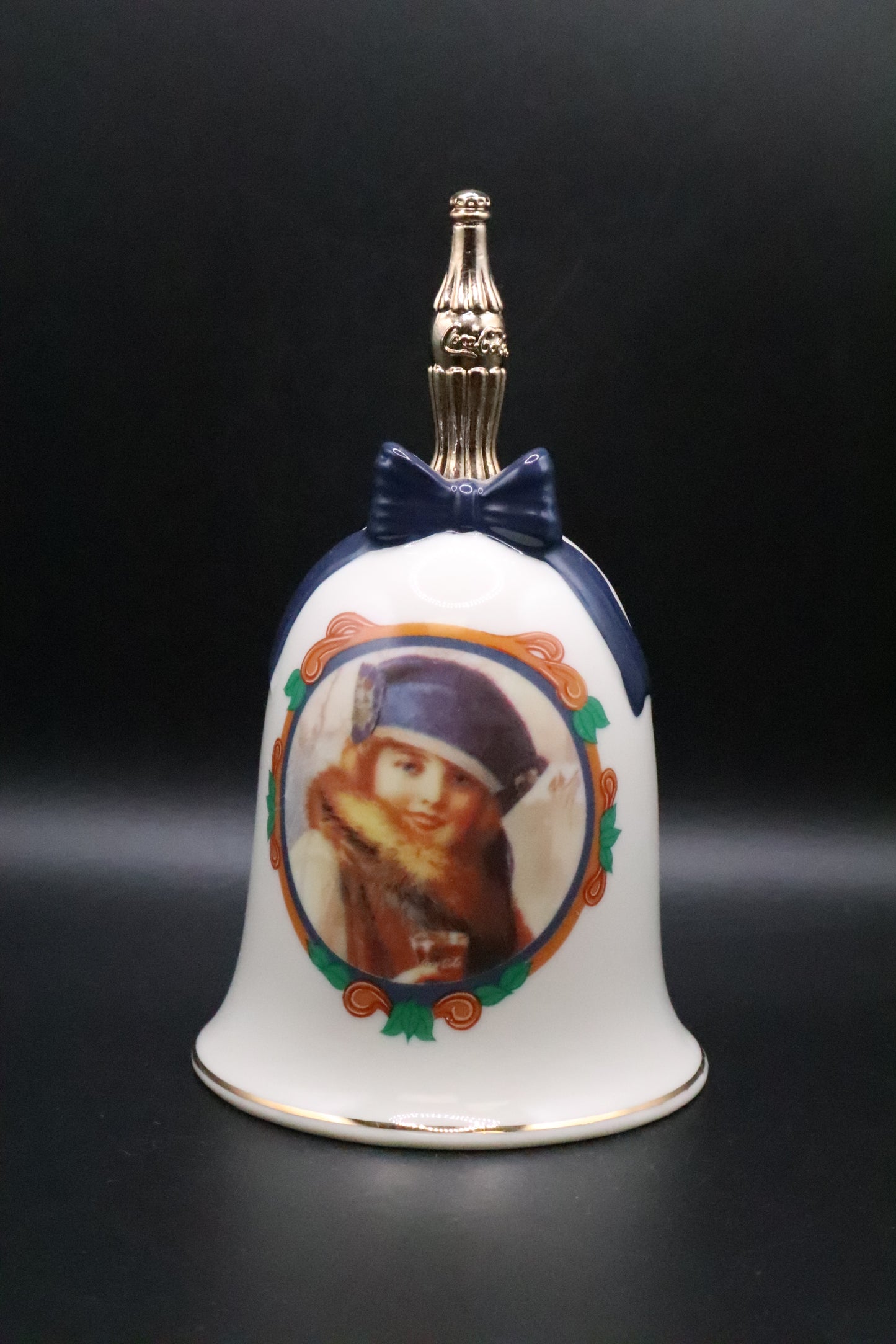 VINTAGE COCA-COLA PORCELAIN COLLECTOR'S BELL