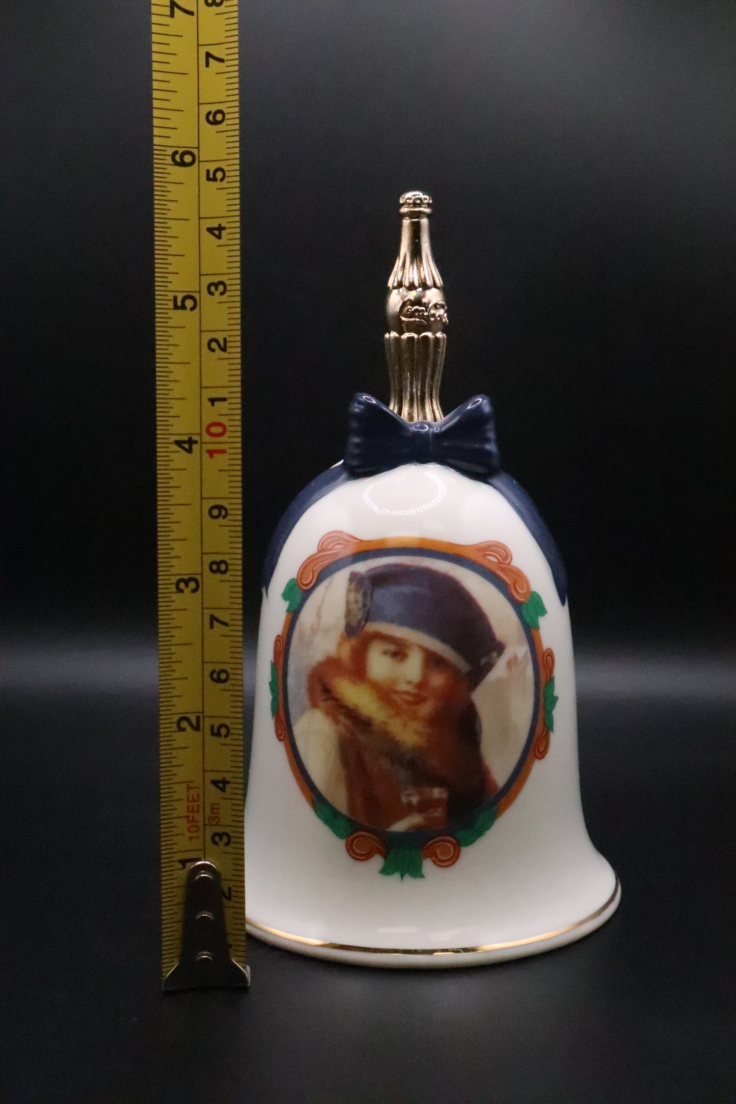 VINTAGE COCA-COLA PORCELAIN COLLECTOR'S BELL
