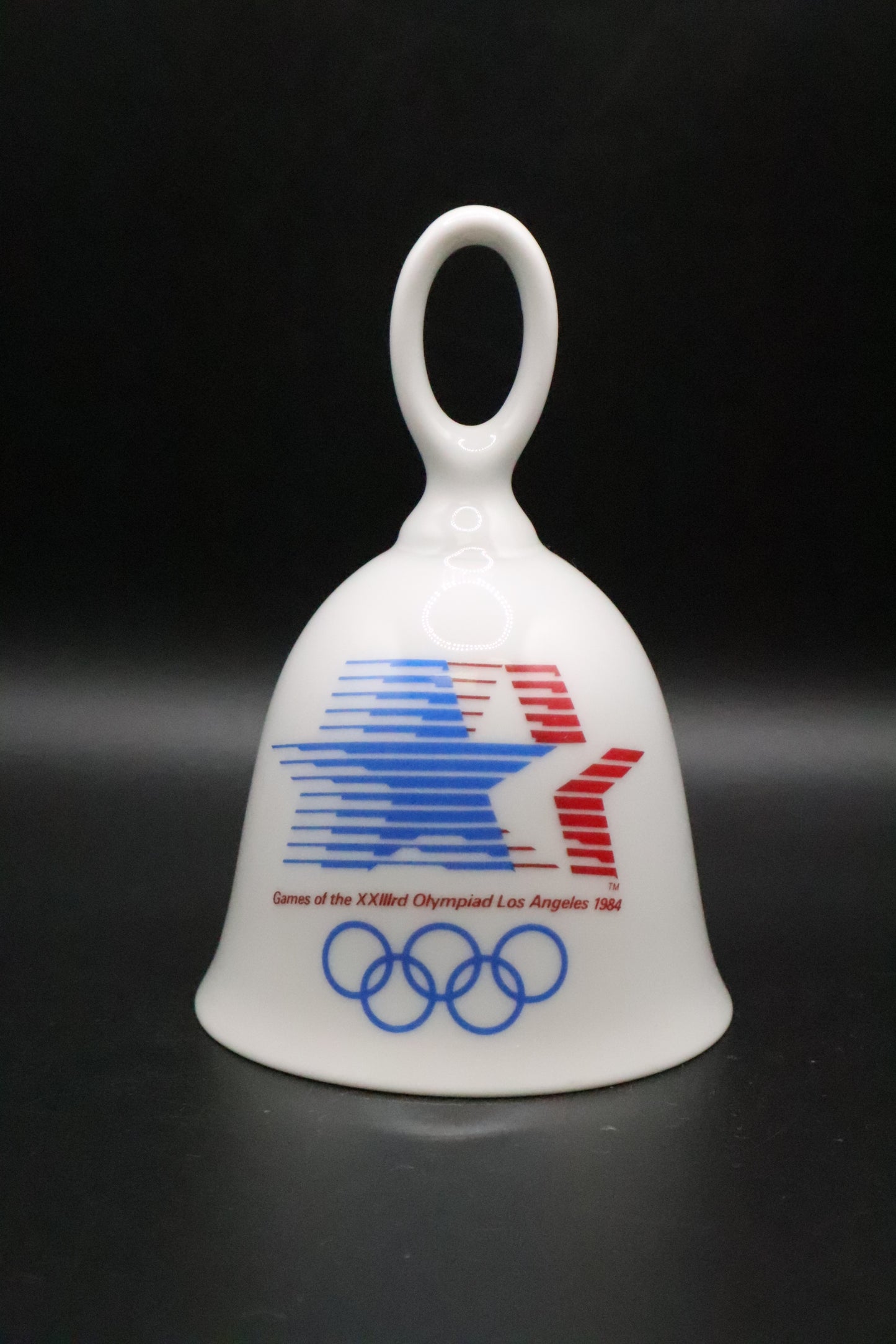 VINTAGE PAPEL 1980 LA 1984 OLYMPICS SOUVENIR BELL