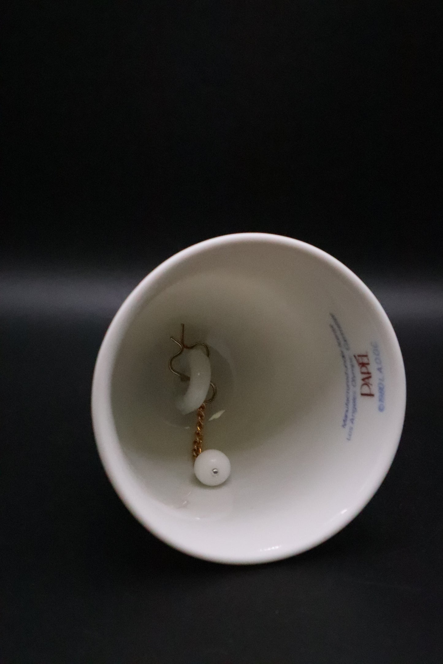 VINTAGE PAPEL 1980 LA 1984 OLYMPICS SOUVENIR BELL