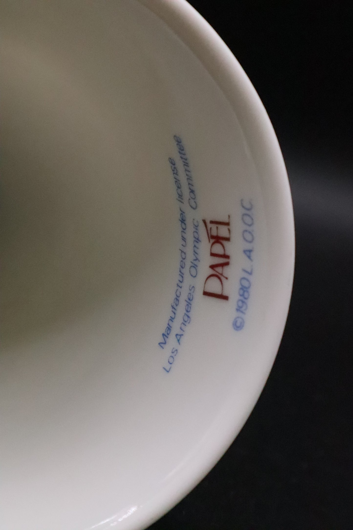 VINTAGE PAPEL 1980 LA 1984 OLYMPICS SOUVENIR BELL