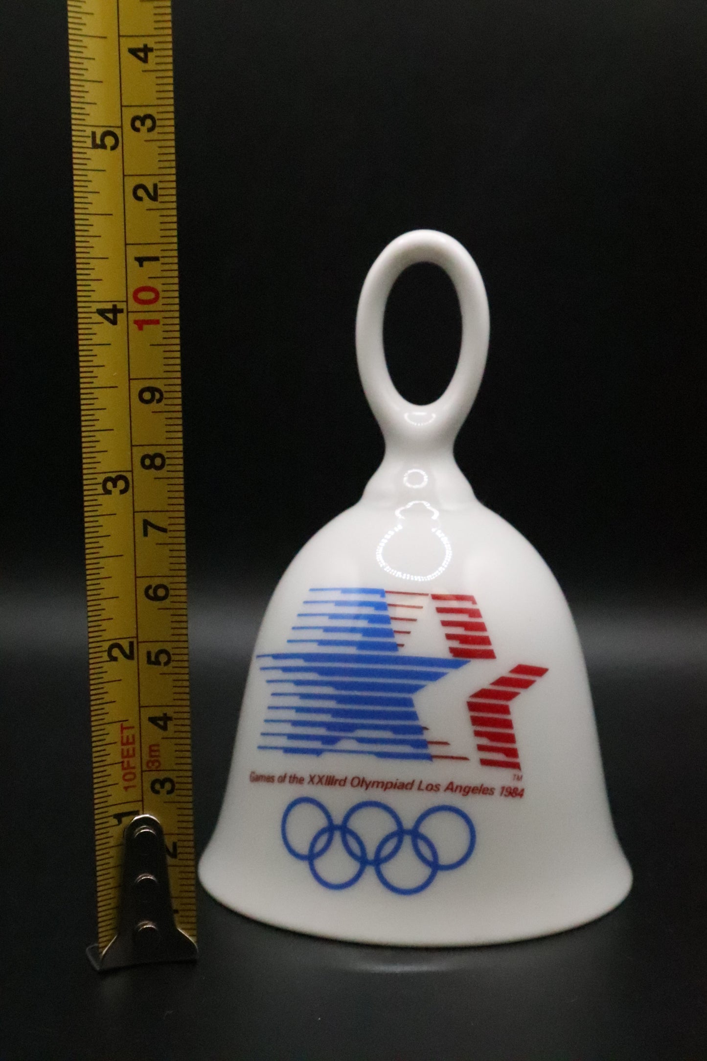 VINTAGE PAPEL 1980 LA 1984 OLYMPICS SOUVENIR BELL