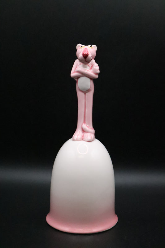 1982 PINK PANTHER COLLECTION ROYAL ORLEANS CERAMIC FIGURAL BELL