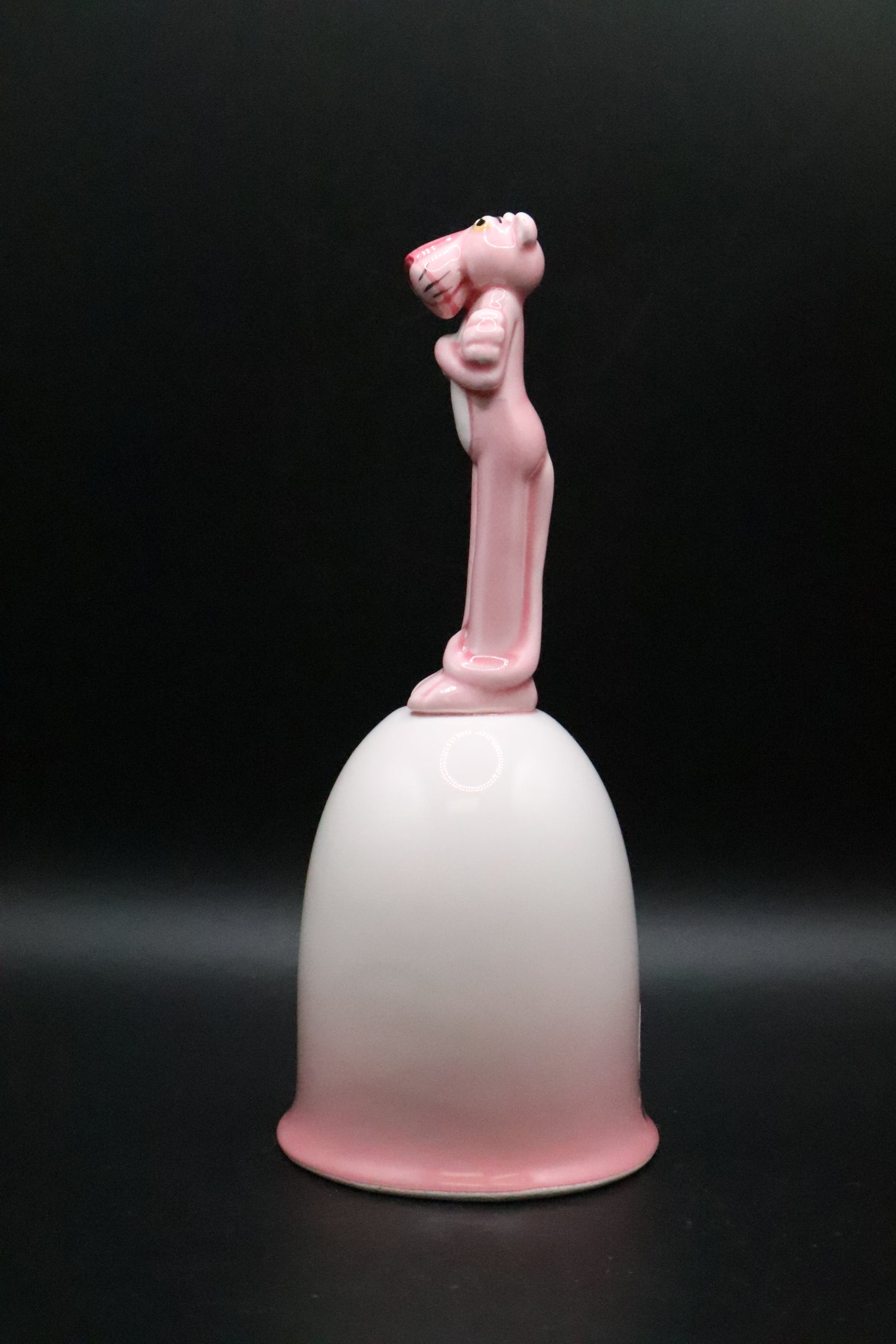 1982 PINK PANTHER COLLECTION ROYAL ORLEANS CERAMIC FIGURAL BELL