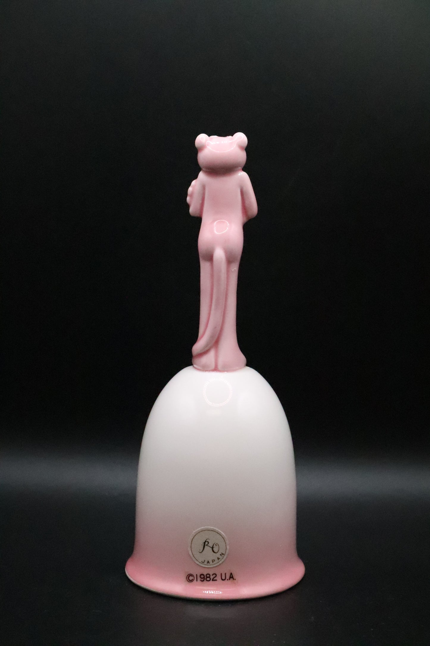 1982 PINK PANTHER COLLECTION ROYAL ORLEANS CERAMIC FIGURAL BELL