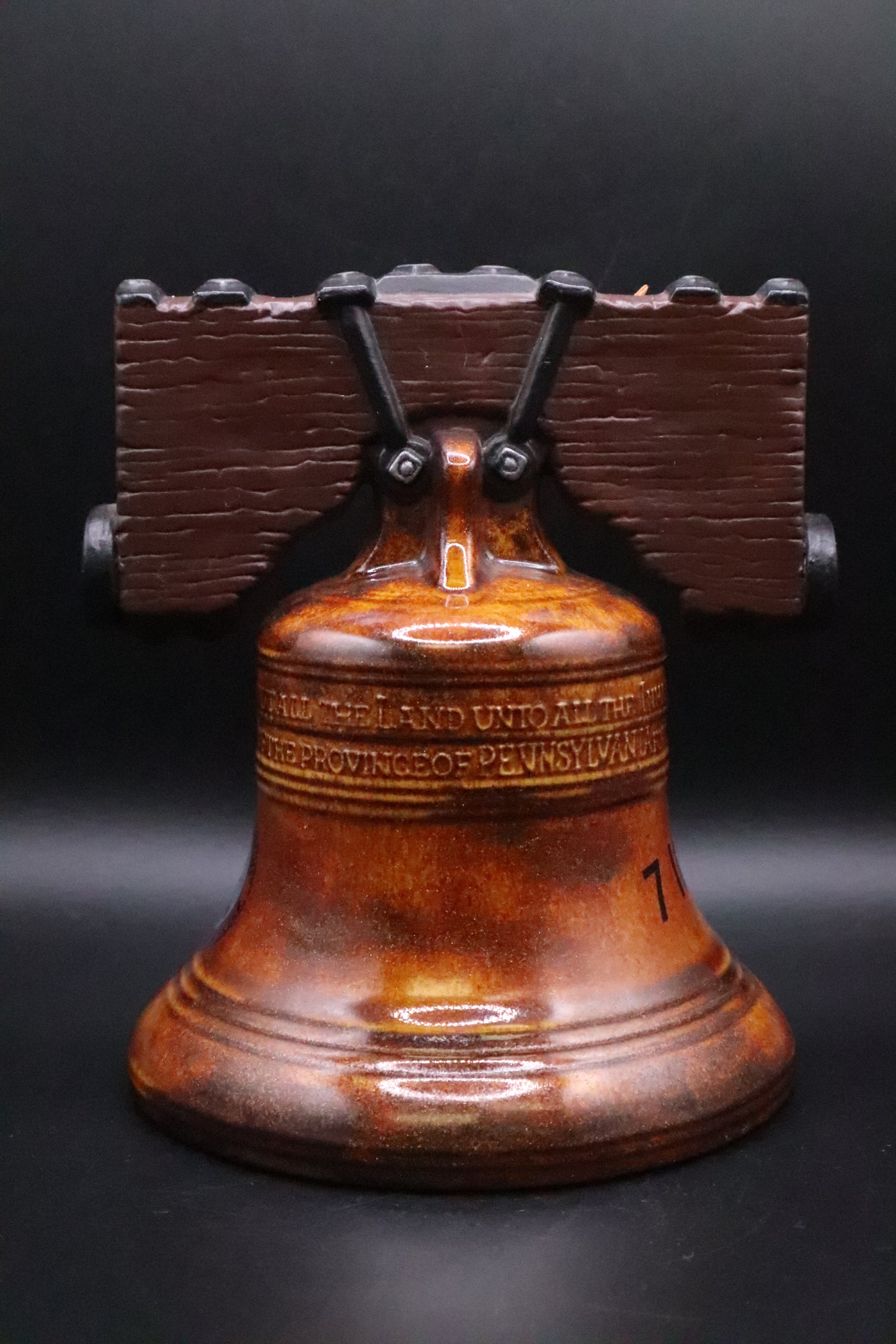 VINTAGE NORLEANS CERAMIC BELL SPIRIT OF 76 LIBERTY BELL