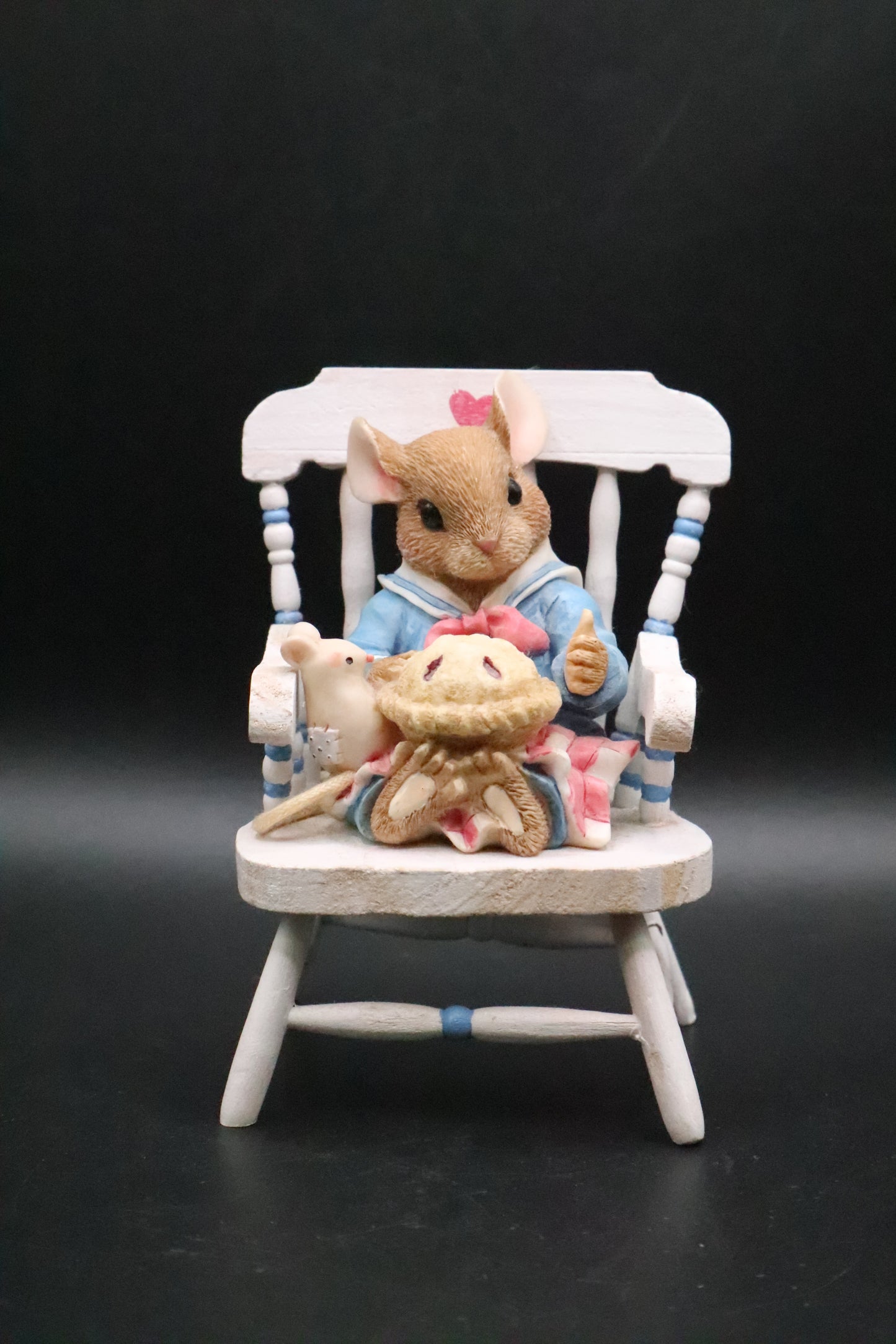 VINTAGE LITTLE JACK HORNER MOUSE WITH PIE