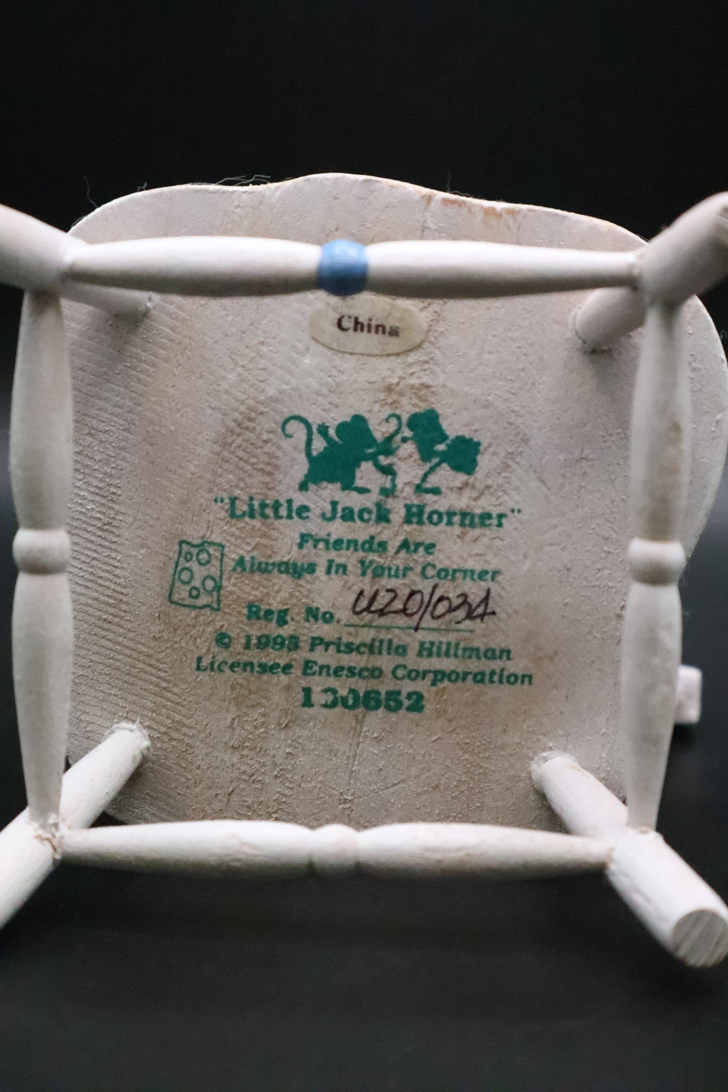 VINTAGE LITTLE JACK HORNER MOUSE WITH PIE