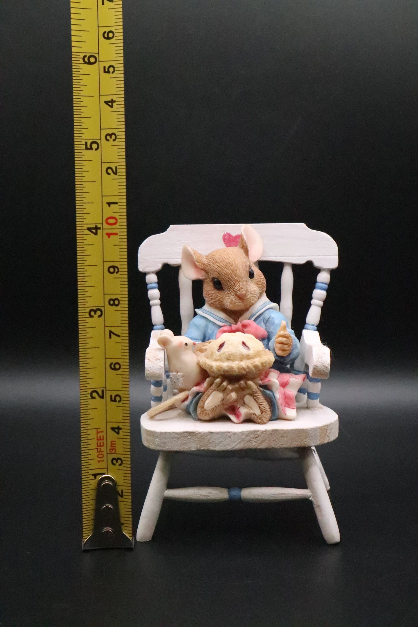 VINTAGE LITTLE JACK HORNER MOUSE WITH PIE