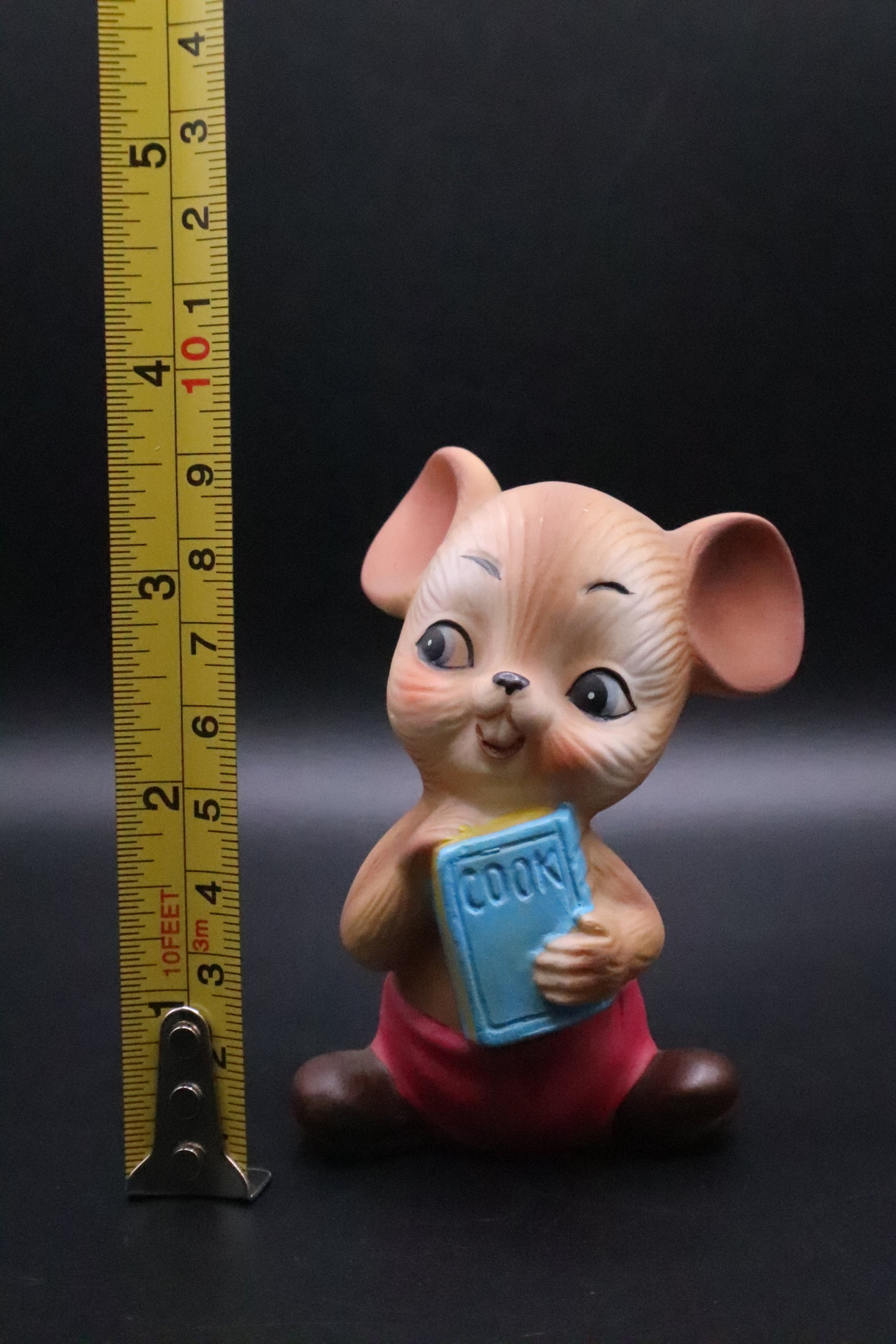 VINTAGE LEFTON CHEESE, PAN AND COOKBOOK MICE SET OF 3