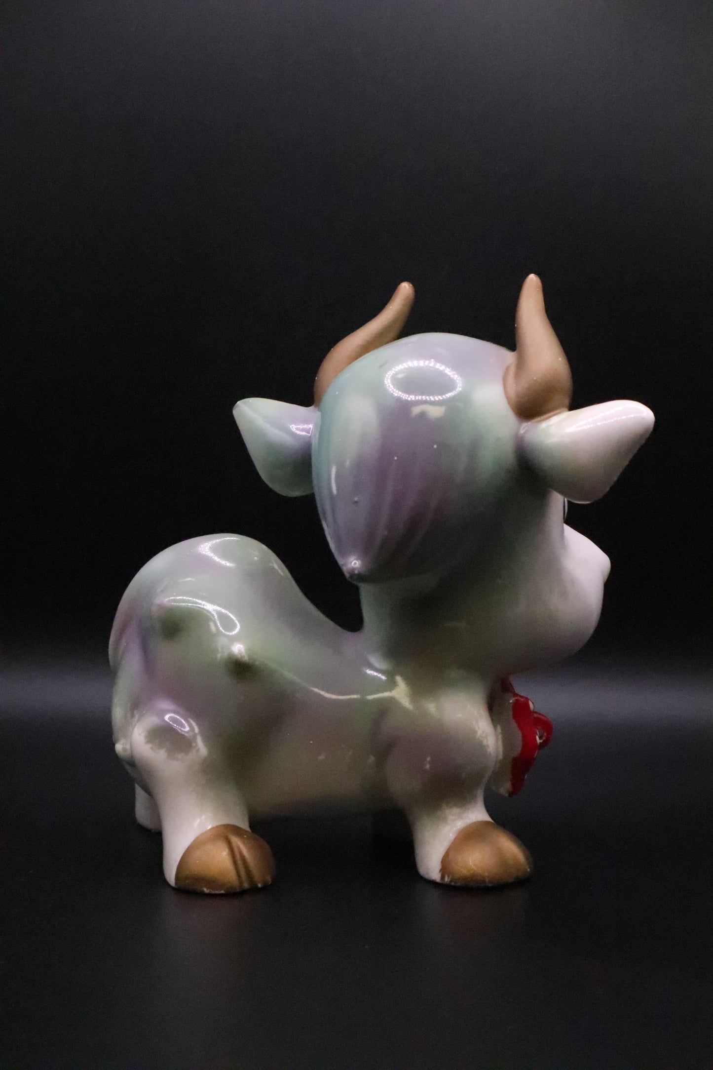 VINTAGE JAPANESE ANTHROPOMORPHIC CERAMIC COW