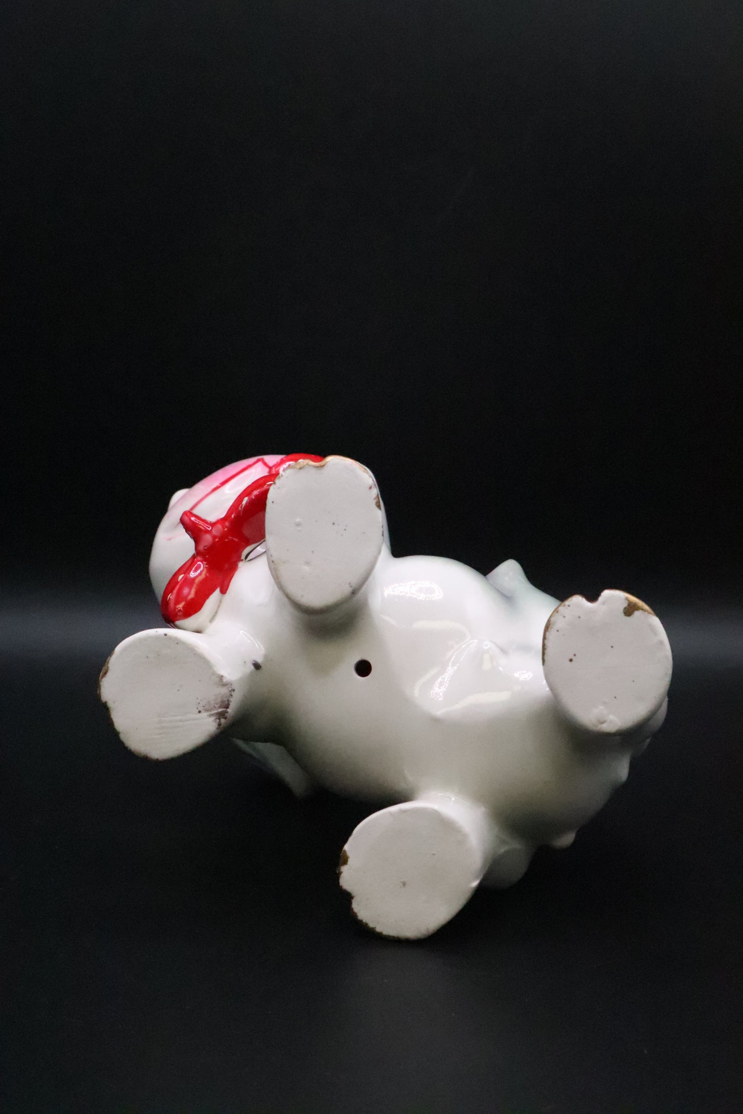 VINTAGE JAPANESE ANTHROPOMORPHIC CERAMIC COW