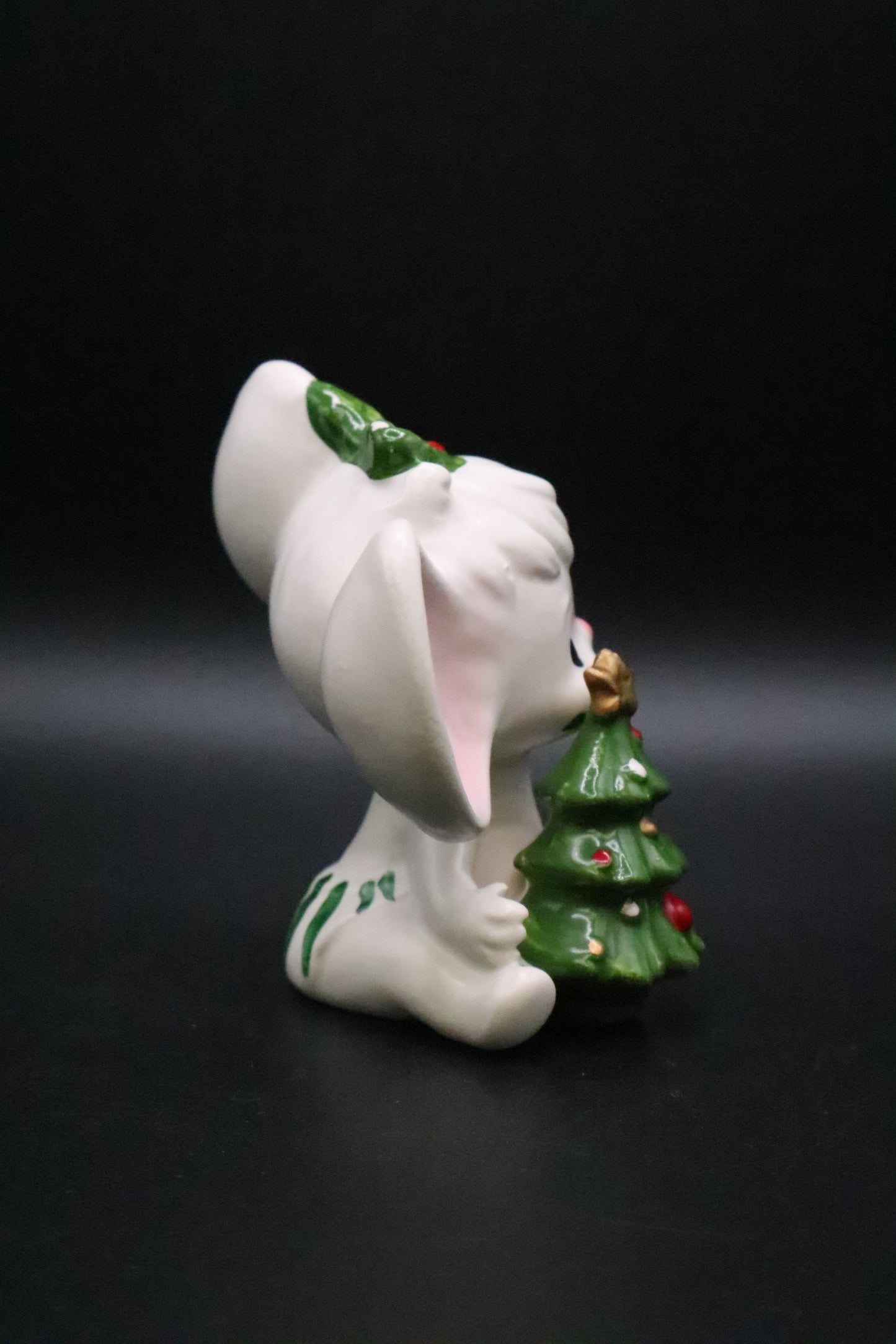 VINTAGE NAPCOWARE CERAMIC MOUSE WITH TREE