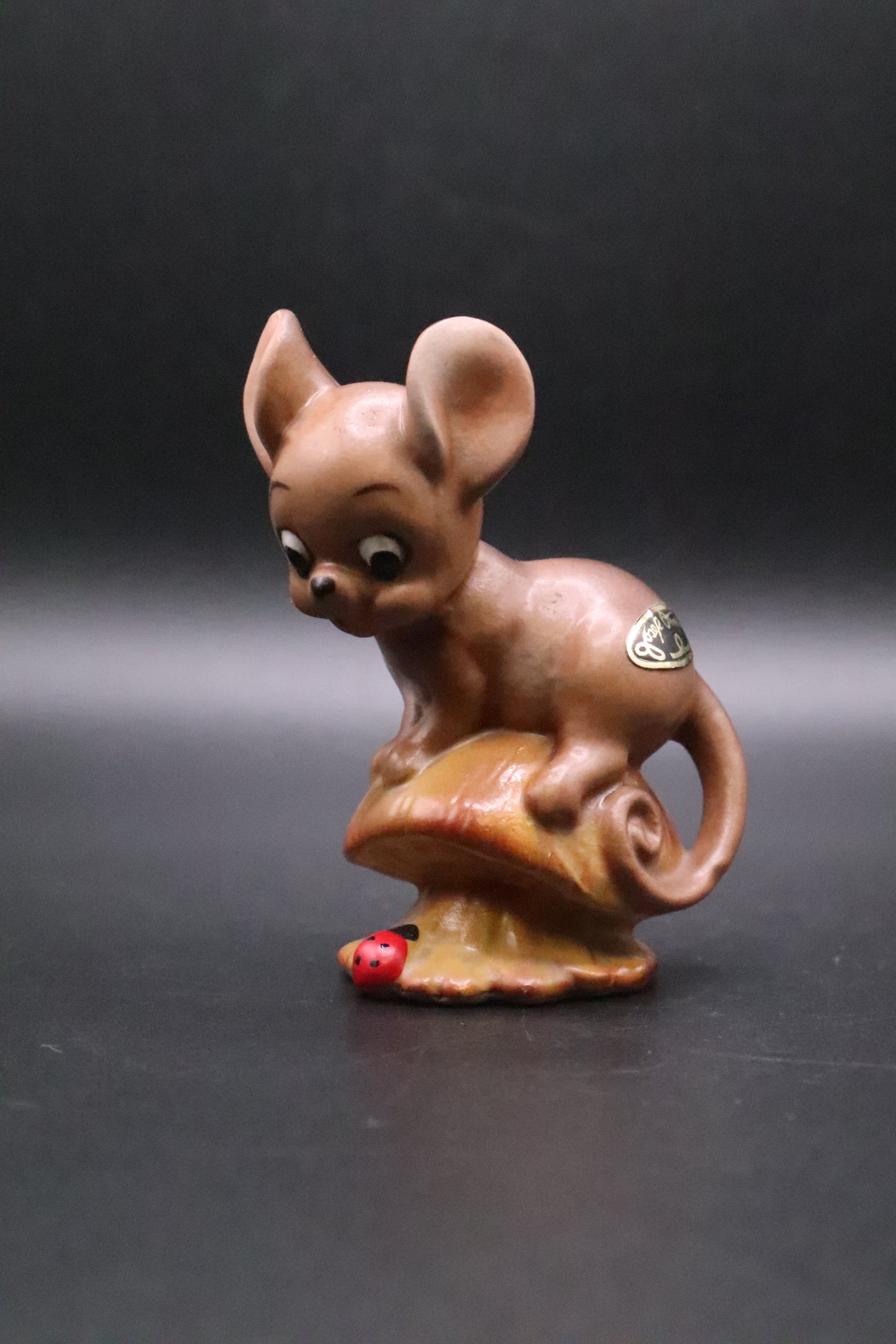 VINTAGE JOSEF ORIGINALS TOAD STOOL MOUSE