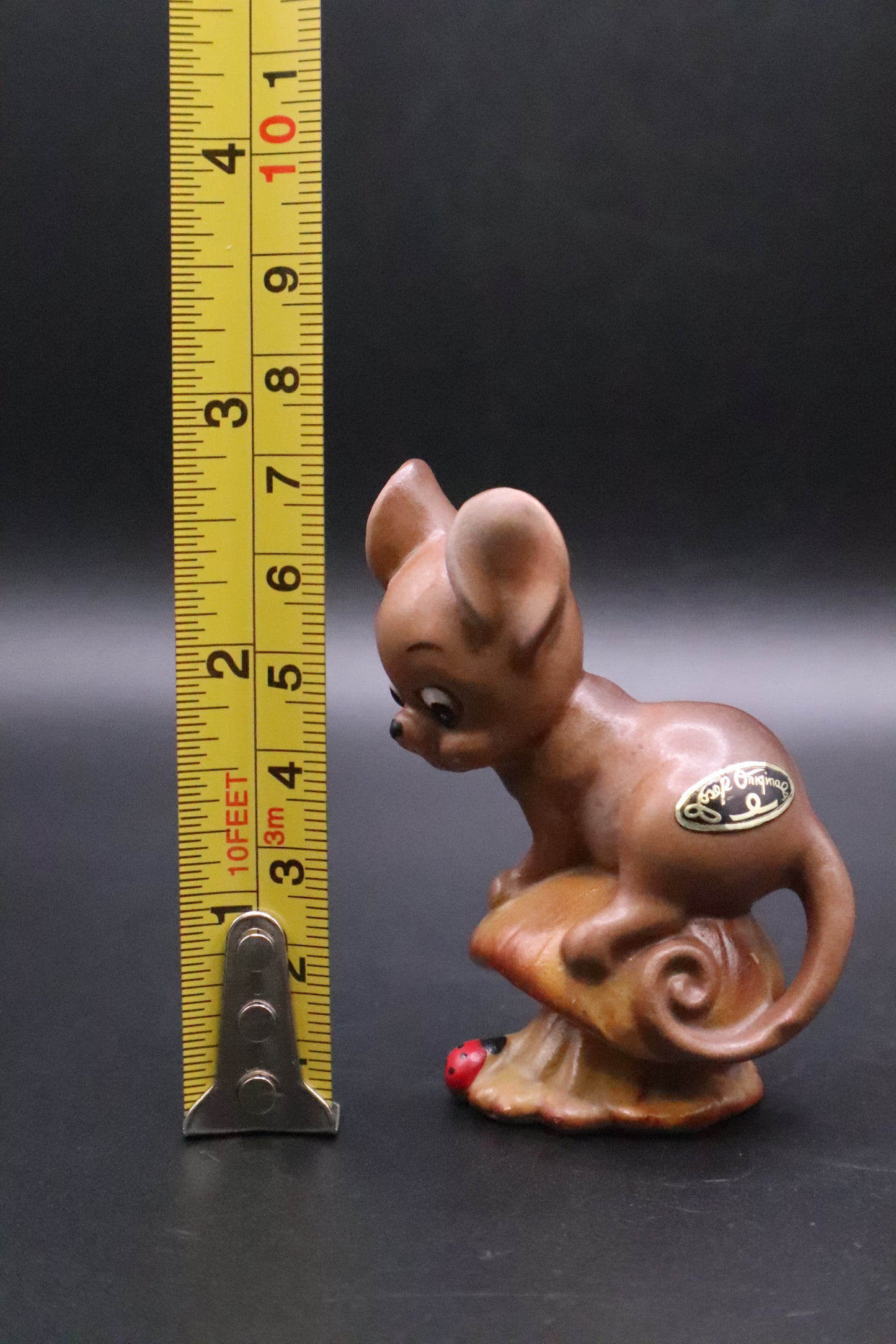 VINTAGE JOSEF ORIGINALS TOAD STOOL MOUSE