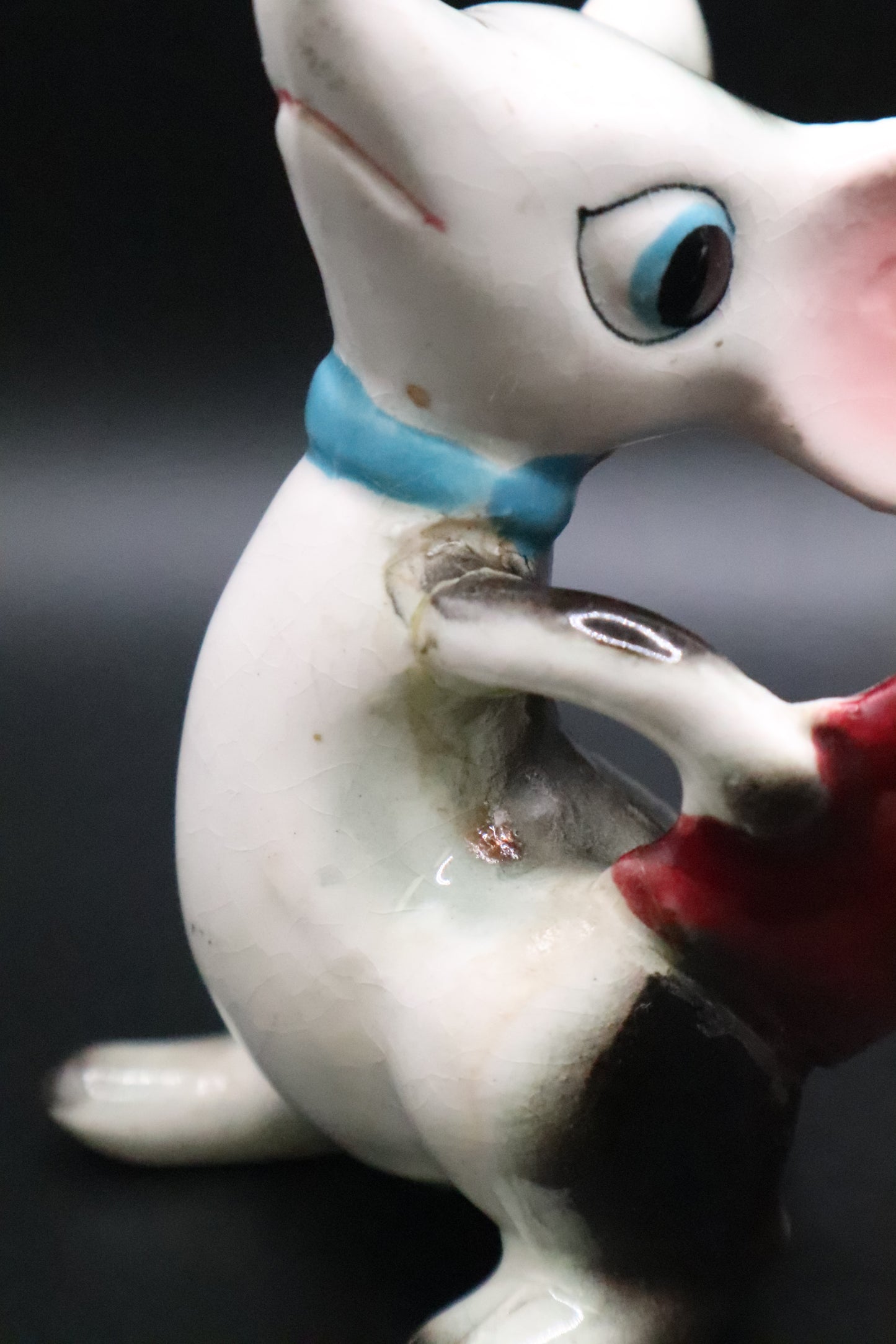 VINTAGE JAPANESE SCHOOL MICE PAIR (AS IS)