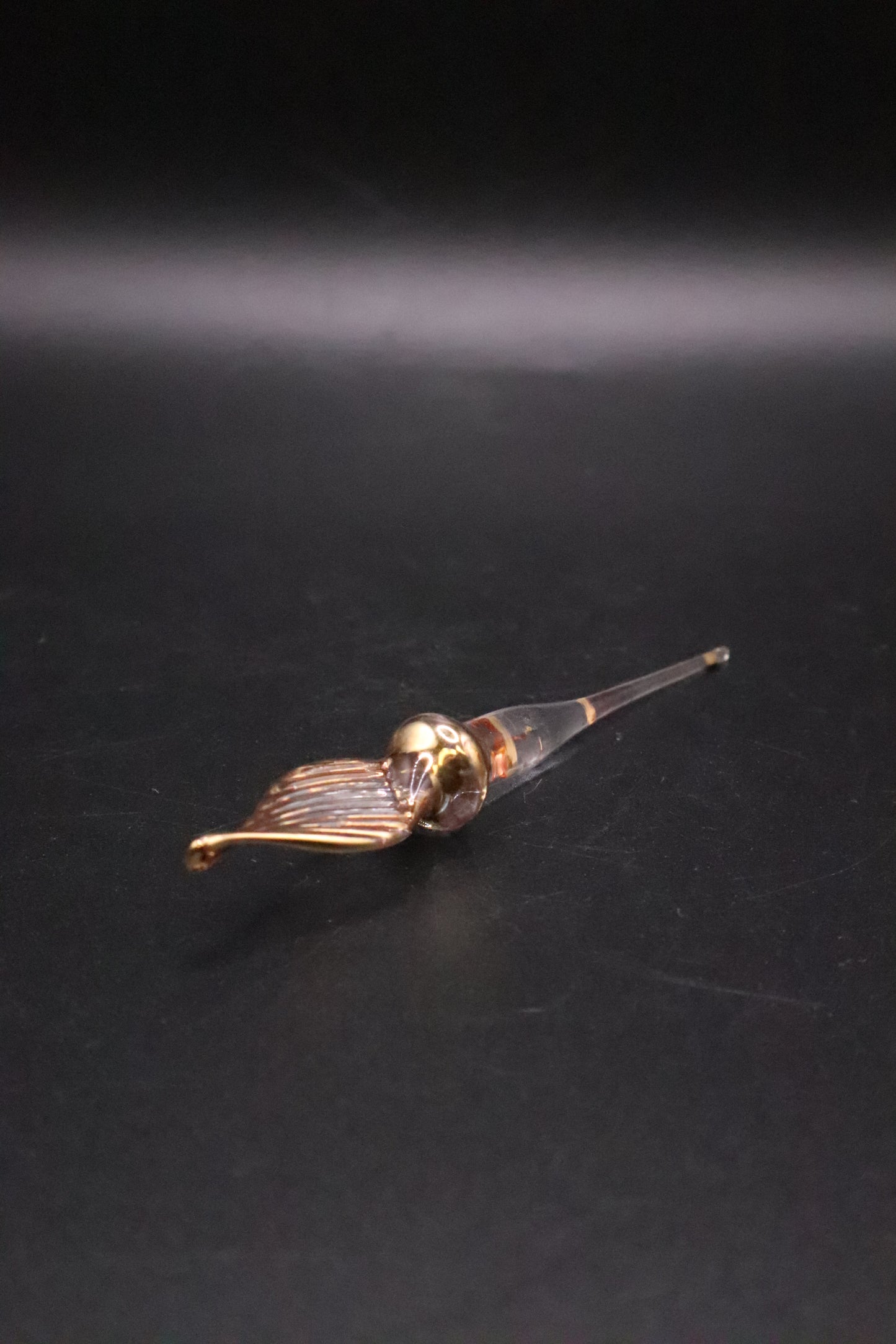 EGYPTIAN HAND BLOWN GLASS PERFUME BOTTLE