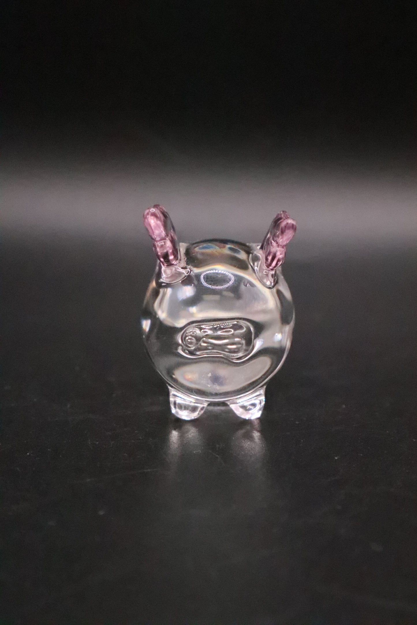 PENELOPE PIG FLYING MINIATURE GLASS ART