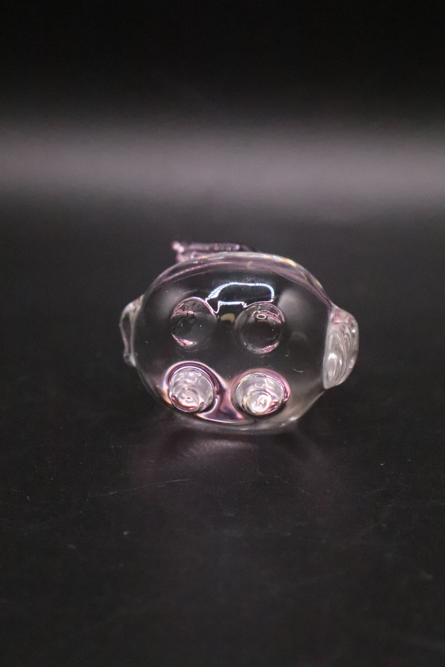 PENELOPE PIG FLYING MINIATURE GLASS ART