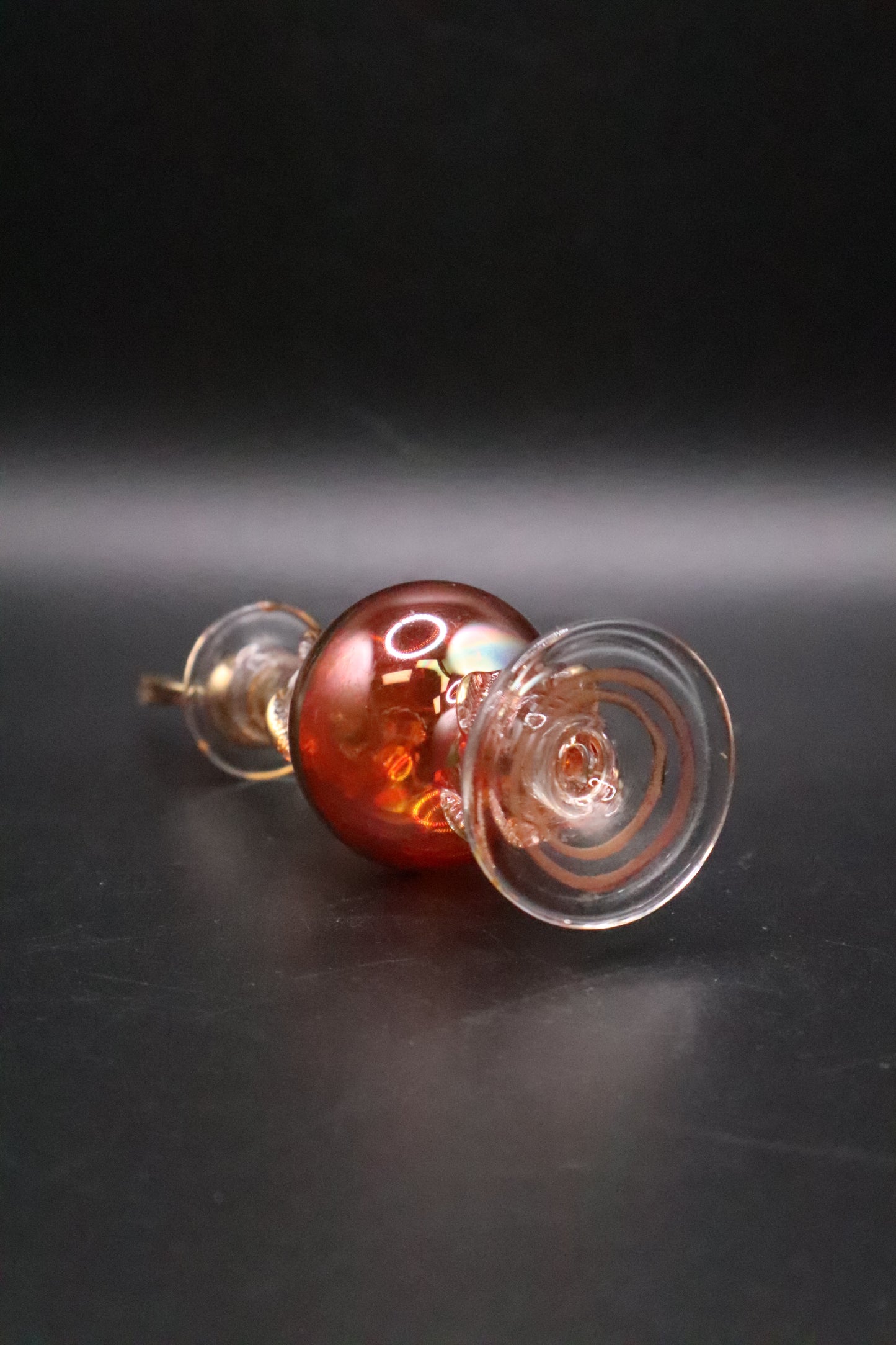EGYPTIAN HAND BLOWN GLASS PERFUME BOTTLE