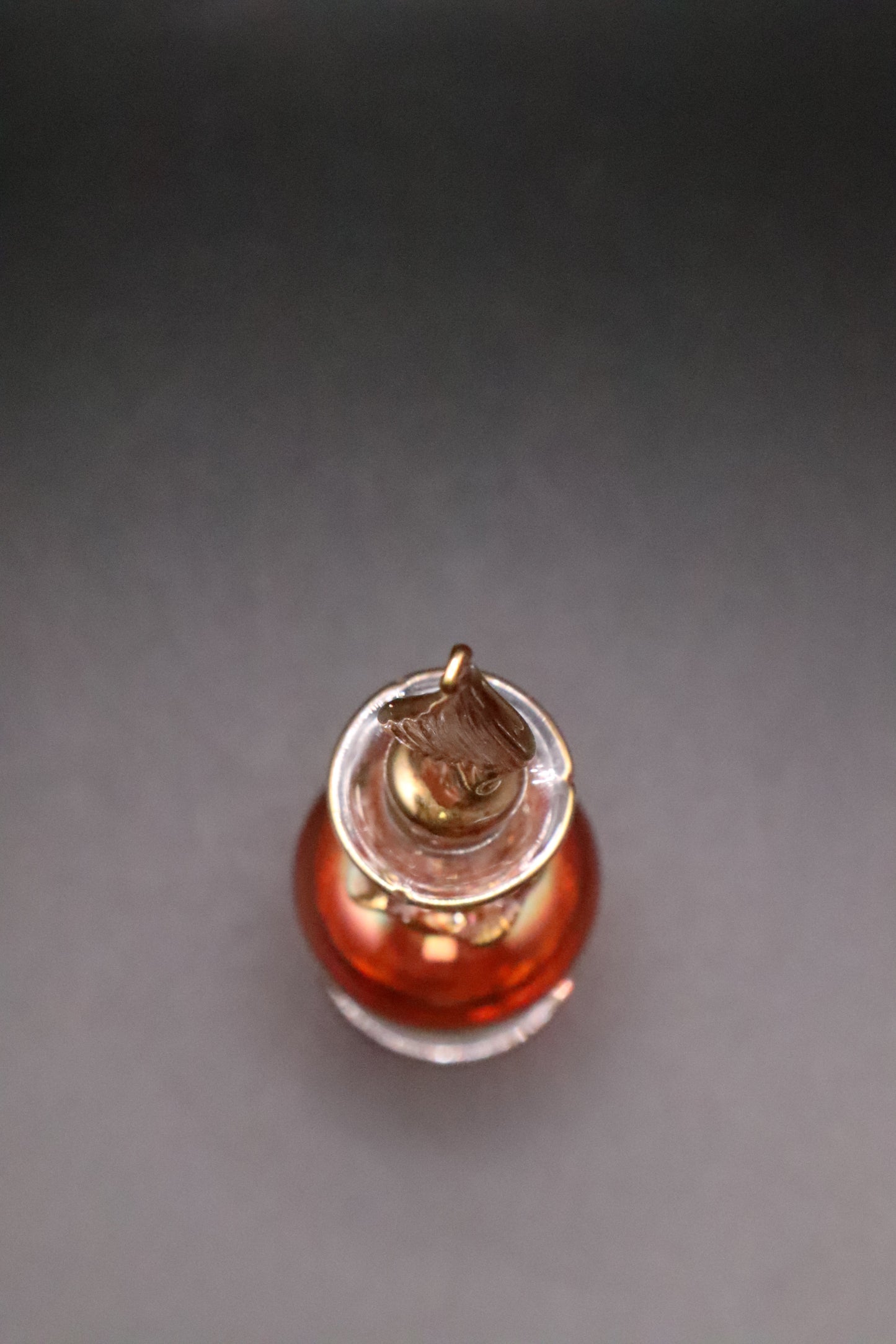 EGYPTIAN HAND BLOWN GLASS PERFUME BOTTLE