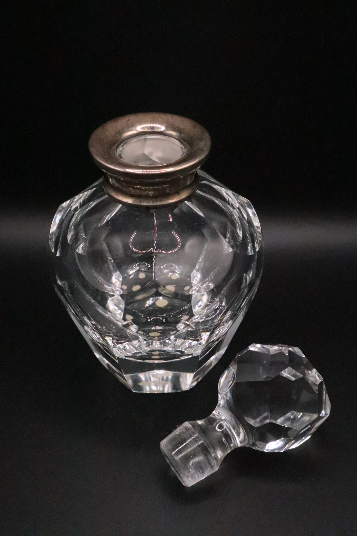 RARE SIGNED DE MARTÜS CRYSTAL VANITY PERFUME