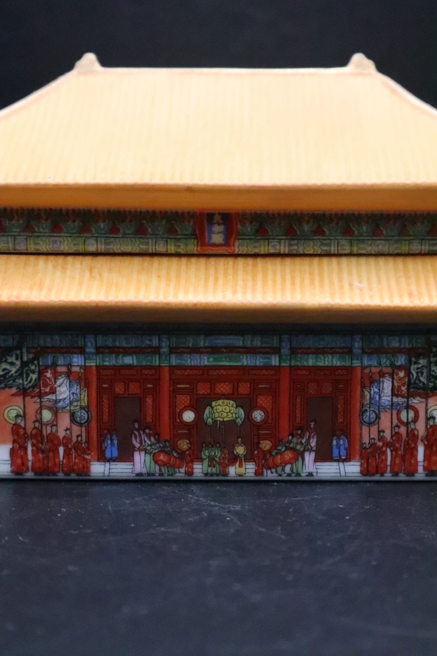 VINTAGE 1991 THE PALACE MUSEUM FORBIDDEN CITY SQUARE MUSICAL BOX
