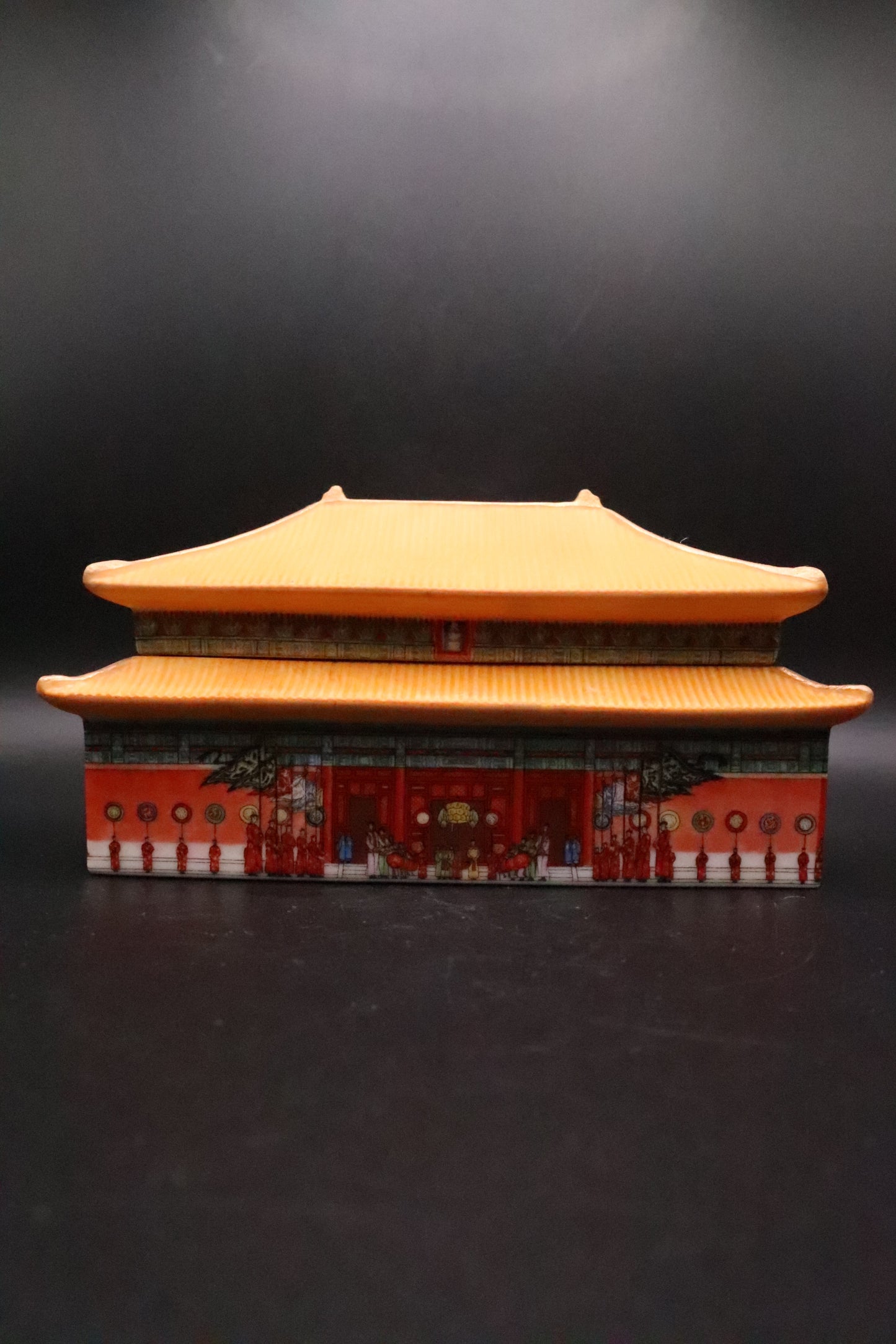 VINTAGE 1991 THE PALACE MUSEUM FORBIDDEN CITY SQUARE MUSICAL BOX