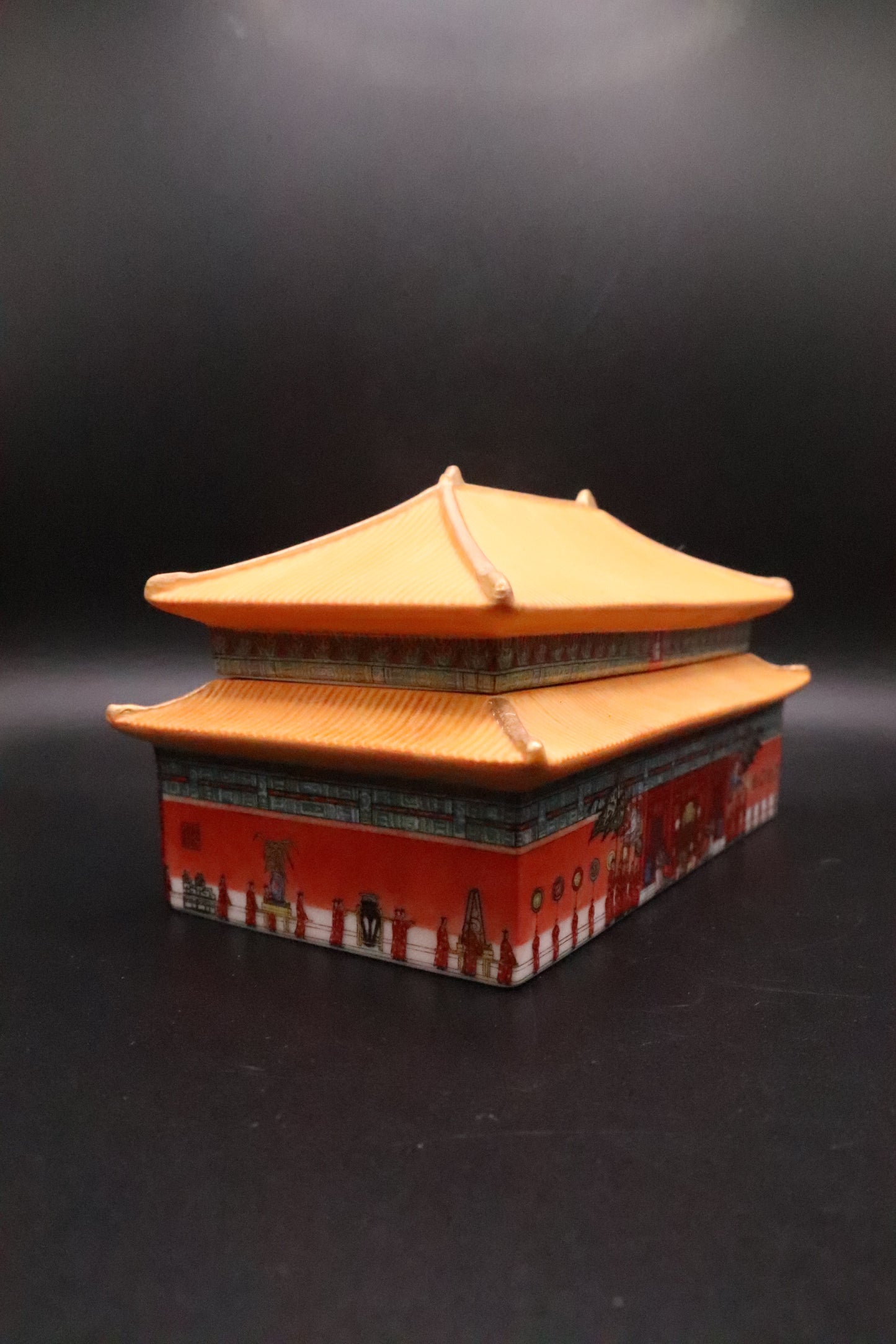 VINTAGE 1991 THE PALACE MUSEUM FORBIDDEN CITY SQUARE MUSICAL BOX