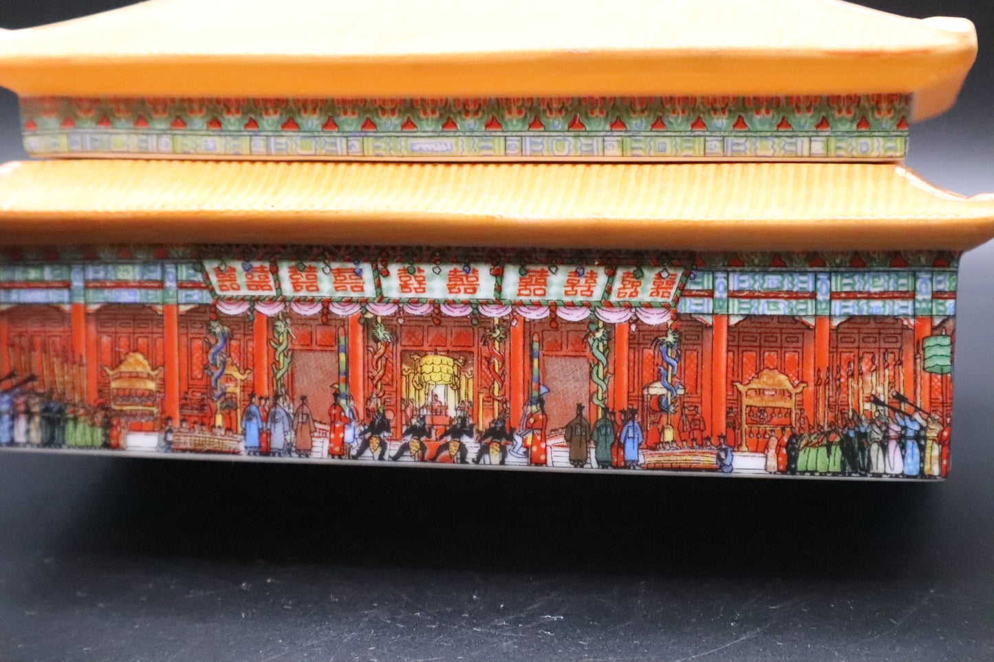 VINTAGE 1991 THE PALACE MUSEUM FORBIDDEN CITY SQUARE MUSICAL BOX