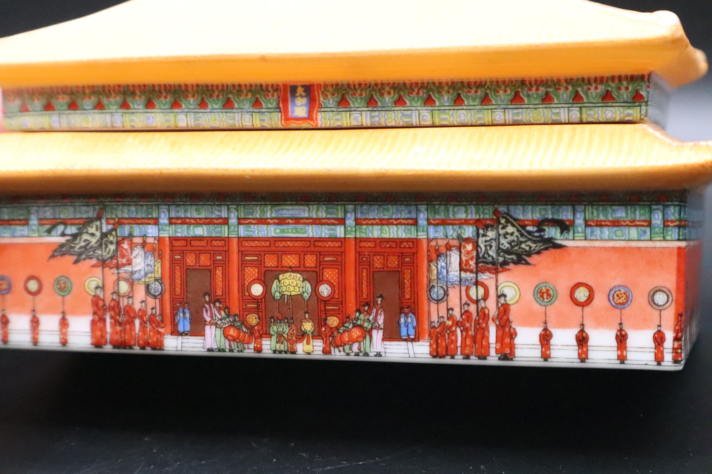 VINTAGE 1991 THE PALACE MUSEUM FORBIDDEN CITY SQUARE MUSICAL BOX