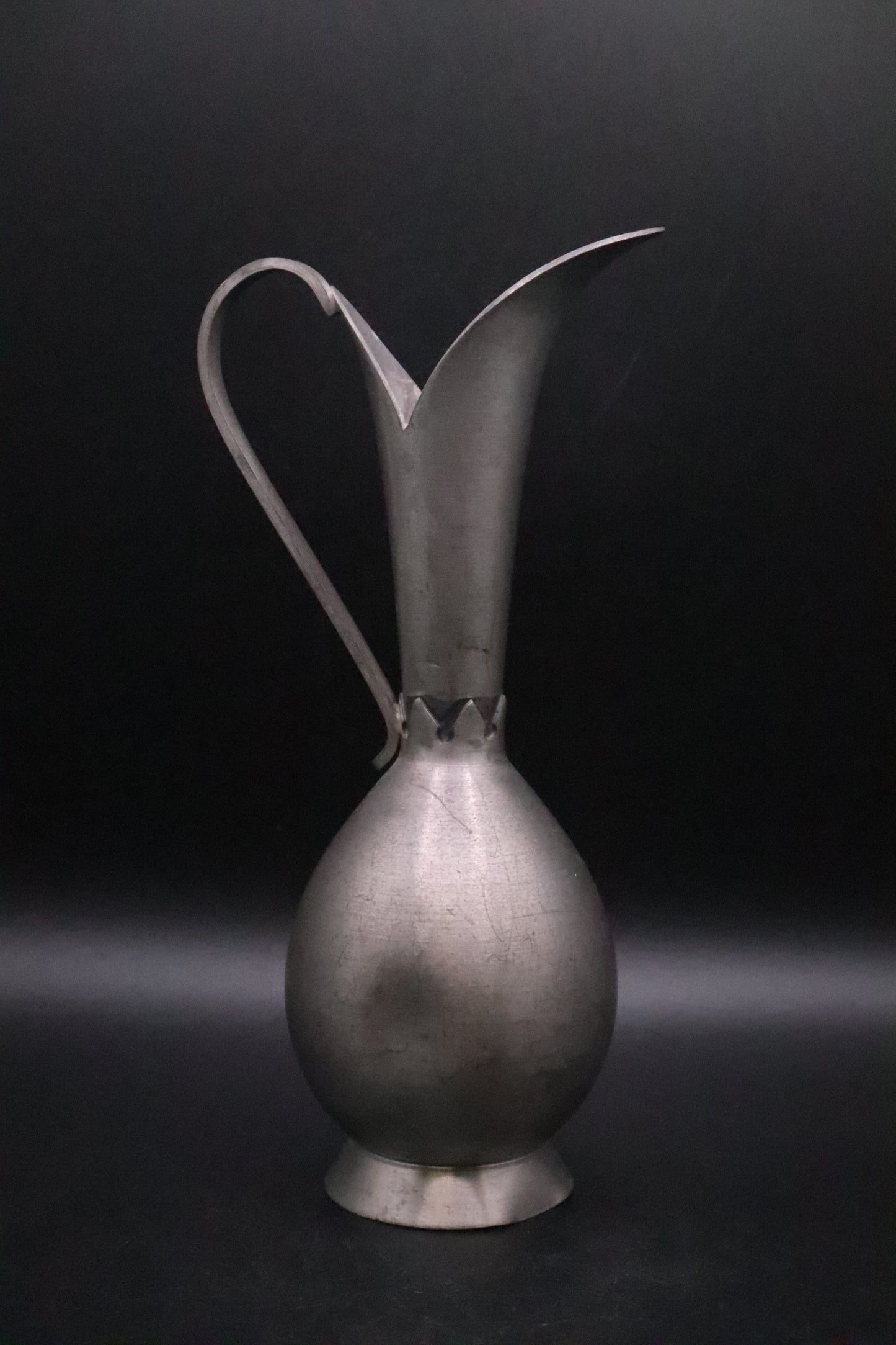 VINTAGE PEWTER BUD VASE HAUGRUD NORWAY
