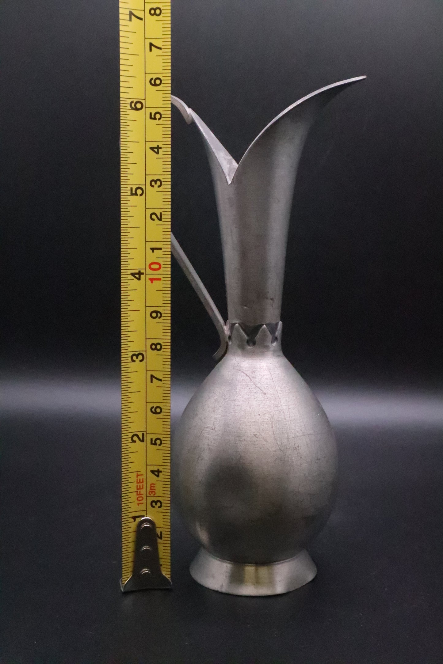 VINTAGE PEWTER BUD VASE HAUGRUD NORWAY