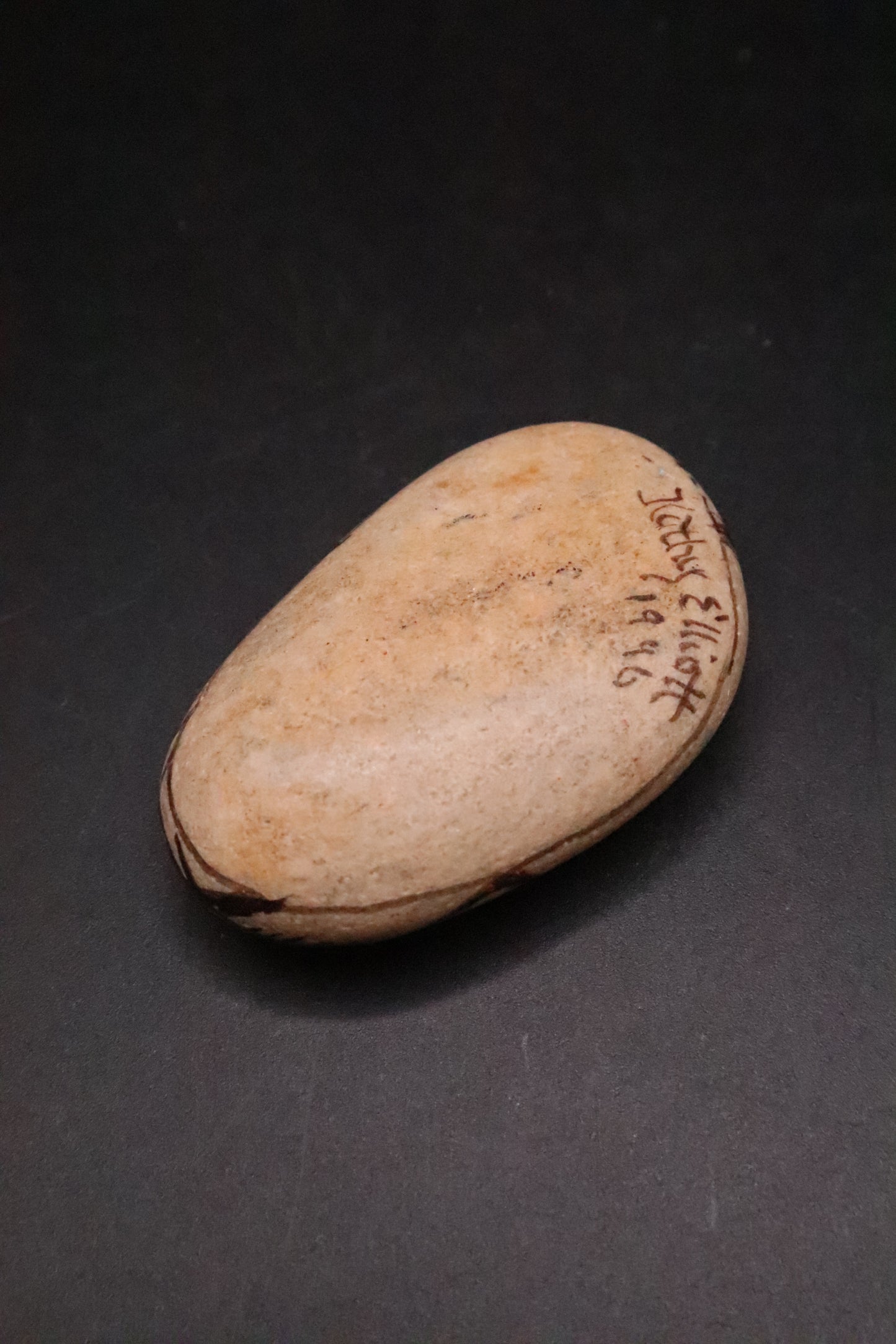 ORIGINAL KATHY ELLIOTT STONE ART "SHEPHERD"