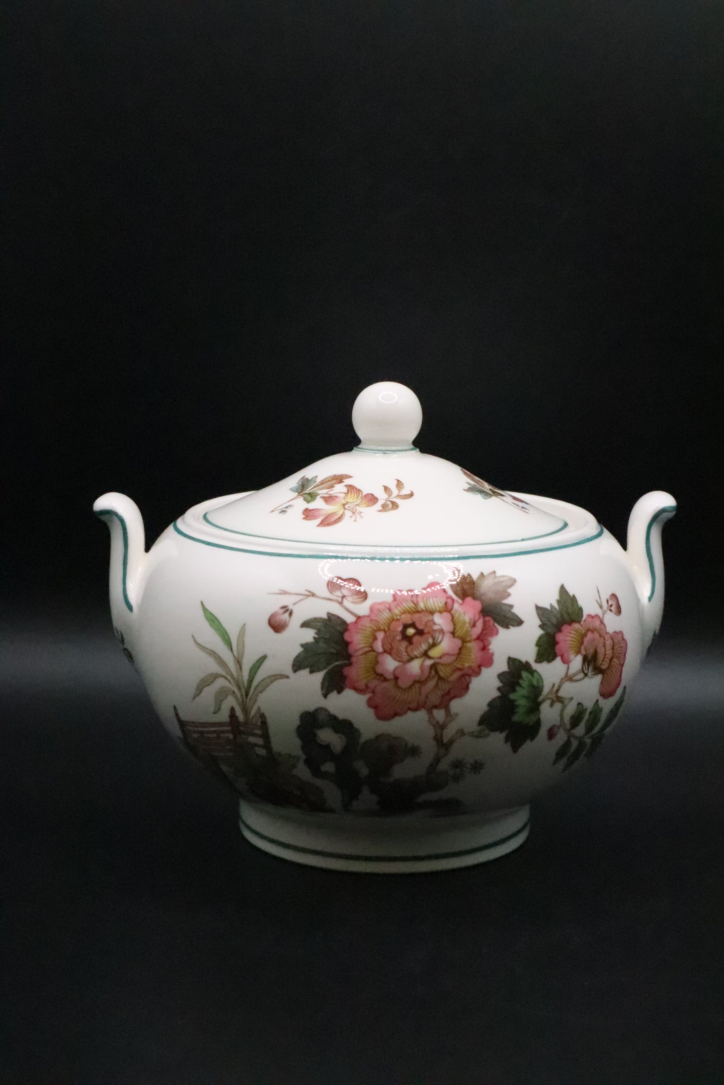 EASTERN FLOWERS WEDGEWOOD TKD 426 MADE IN ENGLAND 9 PCS