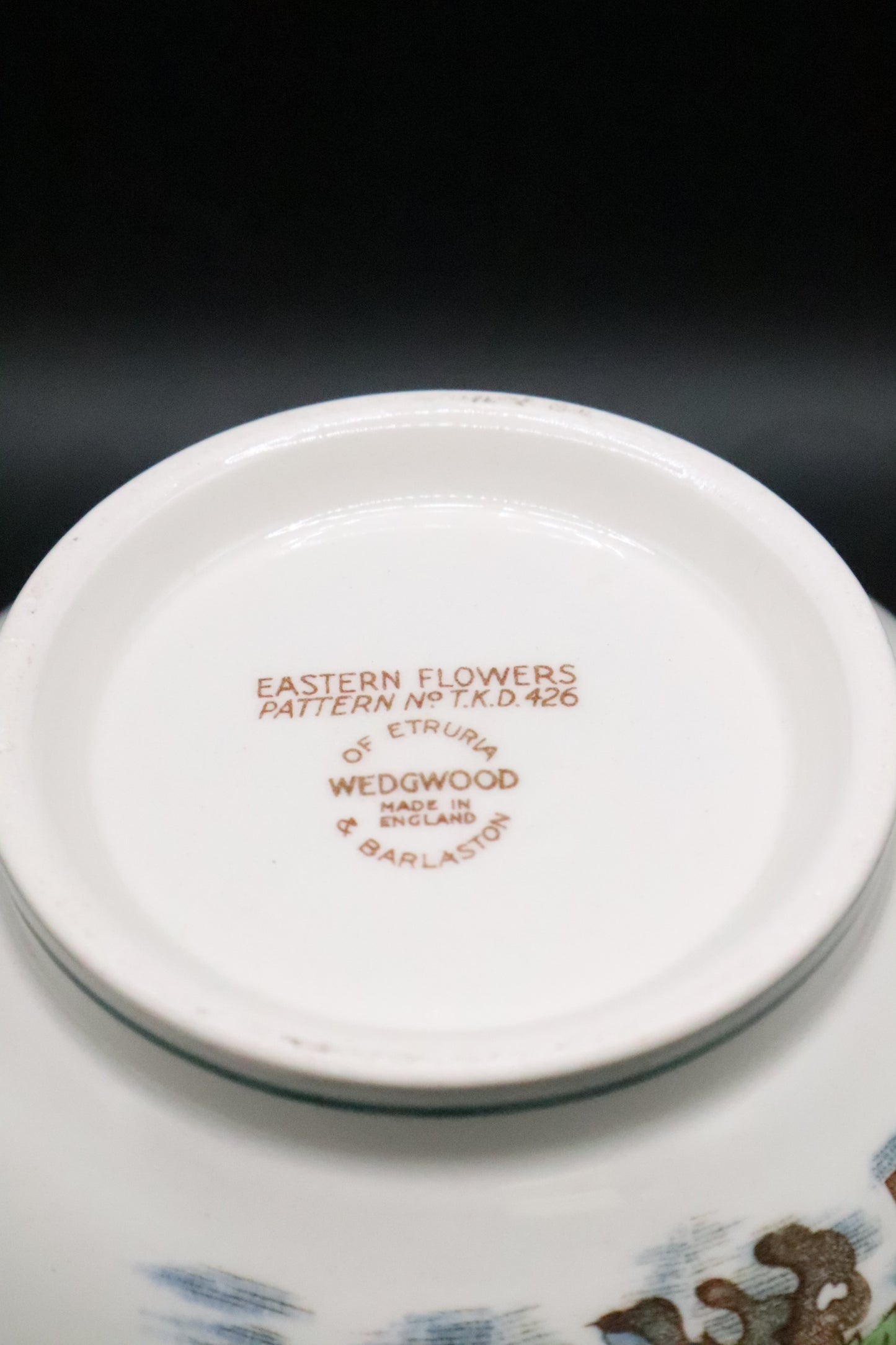 EASTERN FLOWERS WEDGEWOOD TKD 426 MADE IN ENGLAND 9 PCS