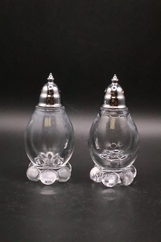 VINTAGE IMPERIAL CANDLEWICK SALT AND PEPPER SHAKERS