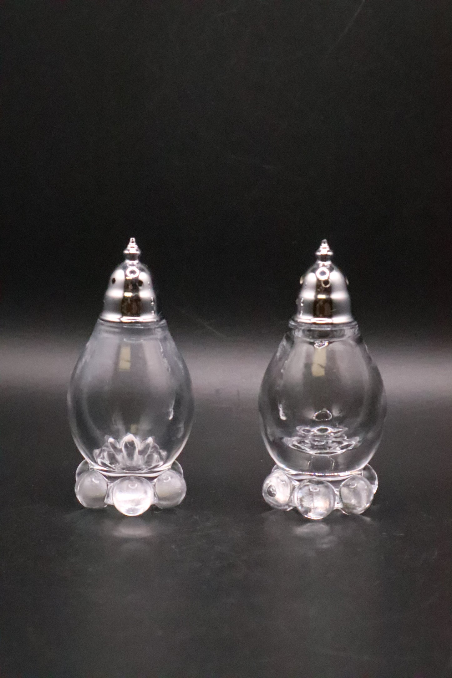 VINTAGE IMPERIAL CANDLEWICK SALT AND PEPPER SHAKERS