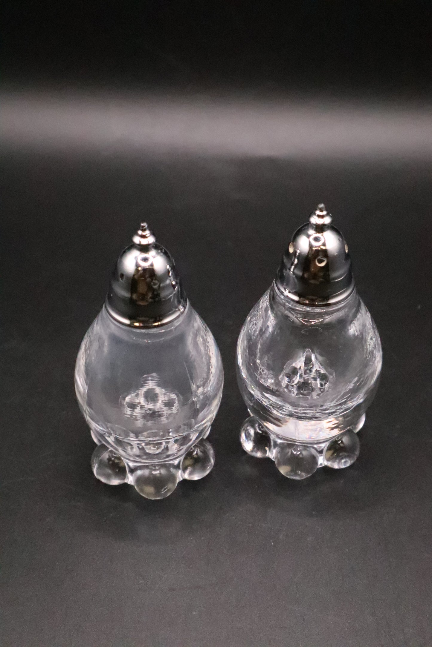 VINTAGE IMPERIAL CANDLEWICK SALT AND PEPPER SHAKERS