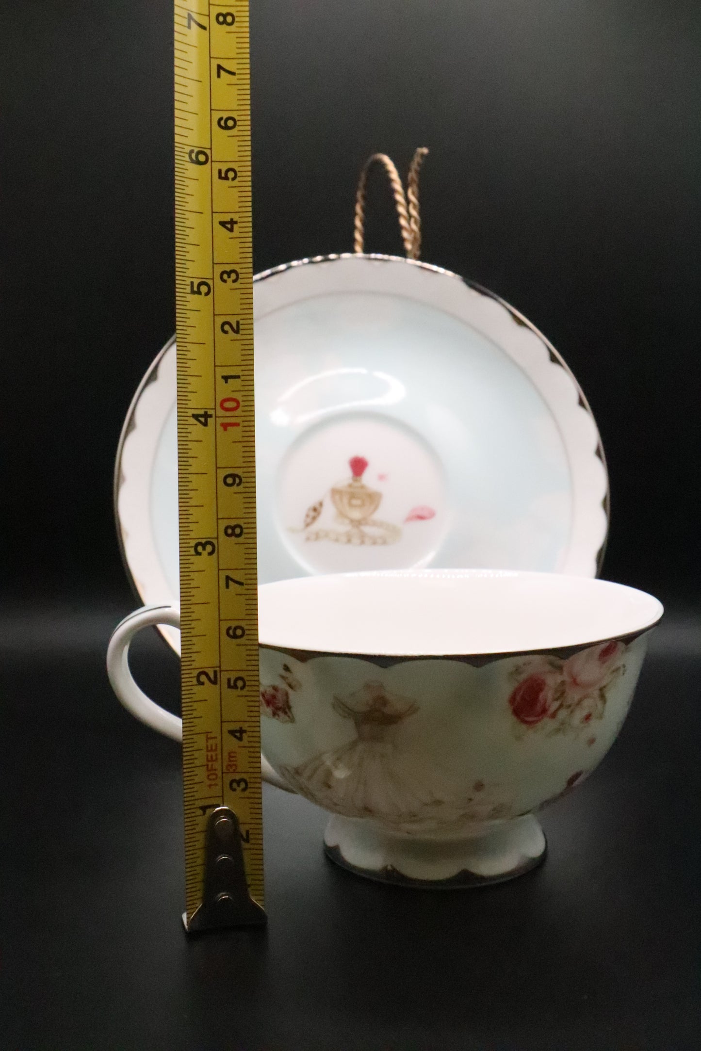 FLORIS TEA CUP AND SAUCER