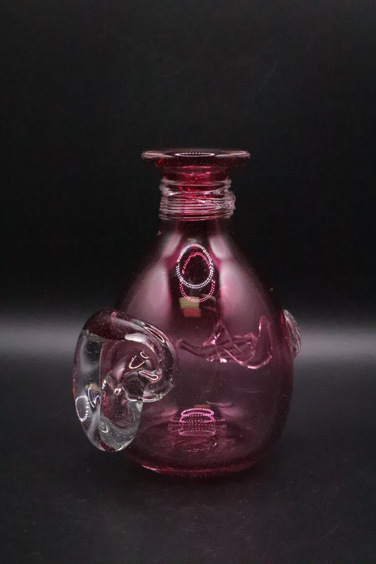 HAND BLOWN BUD VASE ED BROADFIELD SIGNED