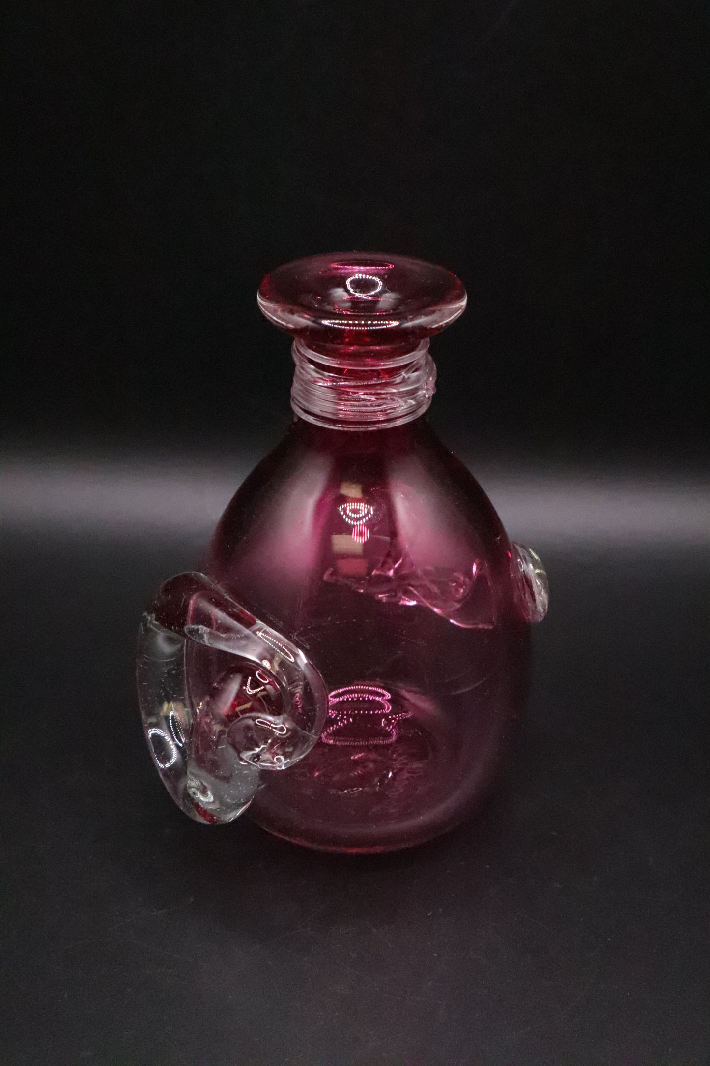 HAND BLOWN BUD VASE ED BROADFIELD SIGNED