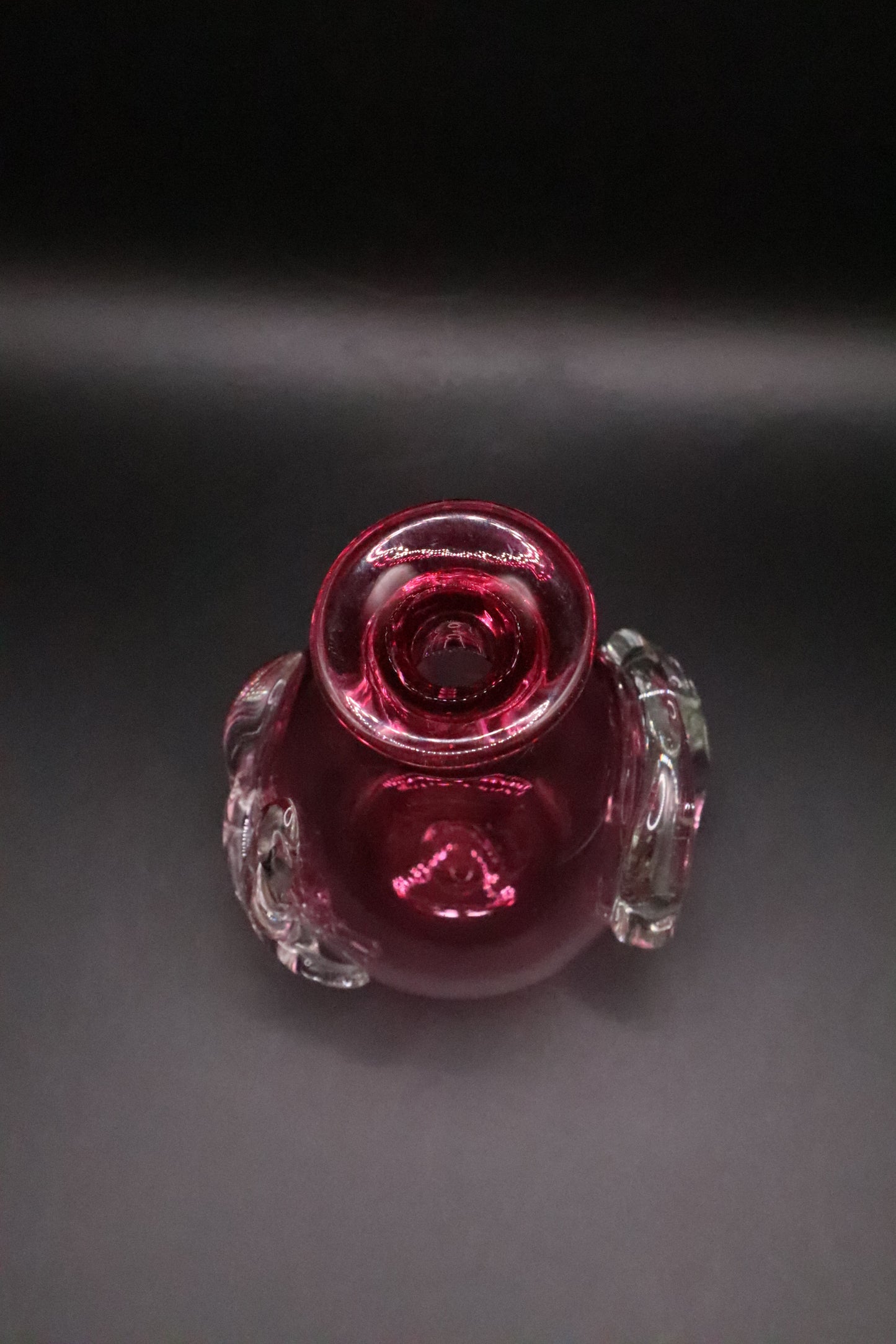 HAND BLOWN BUD VASE ED BROADFIELD SIGNED