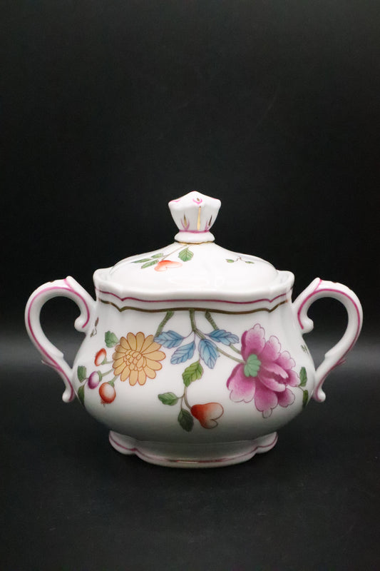 RICHARD GINORI GRANDUCA COREANA SUGAR BOWL 22KT GOLD