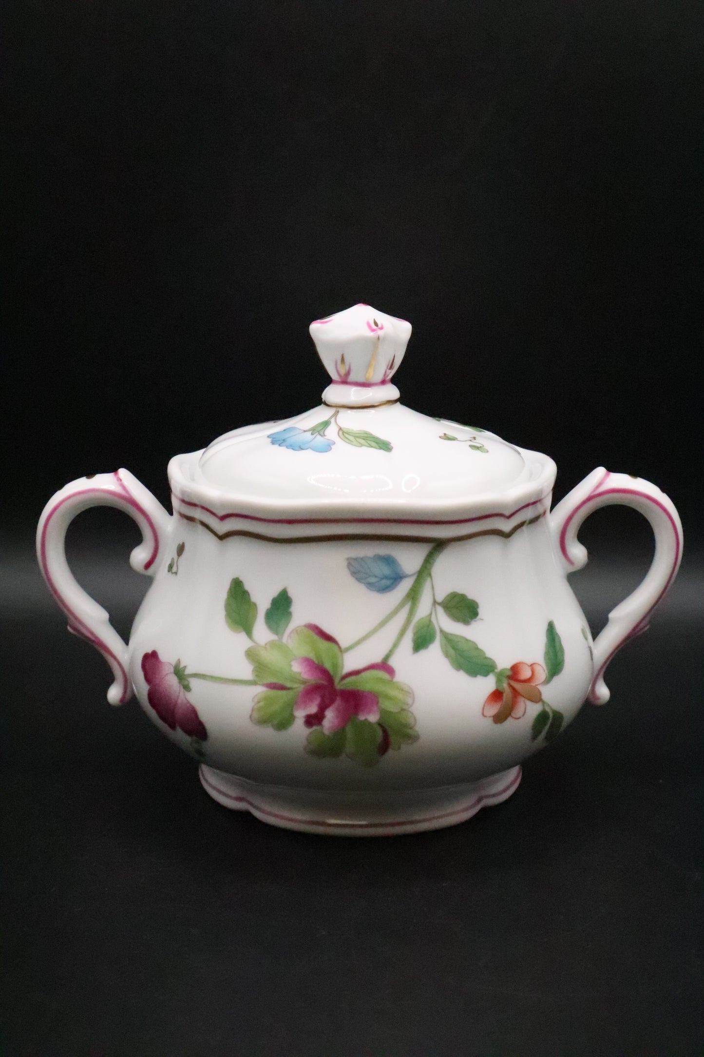 RICHARD GINORI GRANDUCA COREANA SUGAR BOWL 22KT GOLD