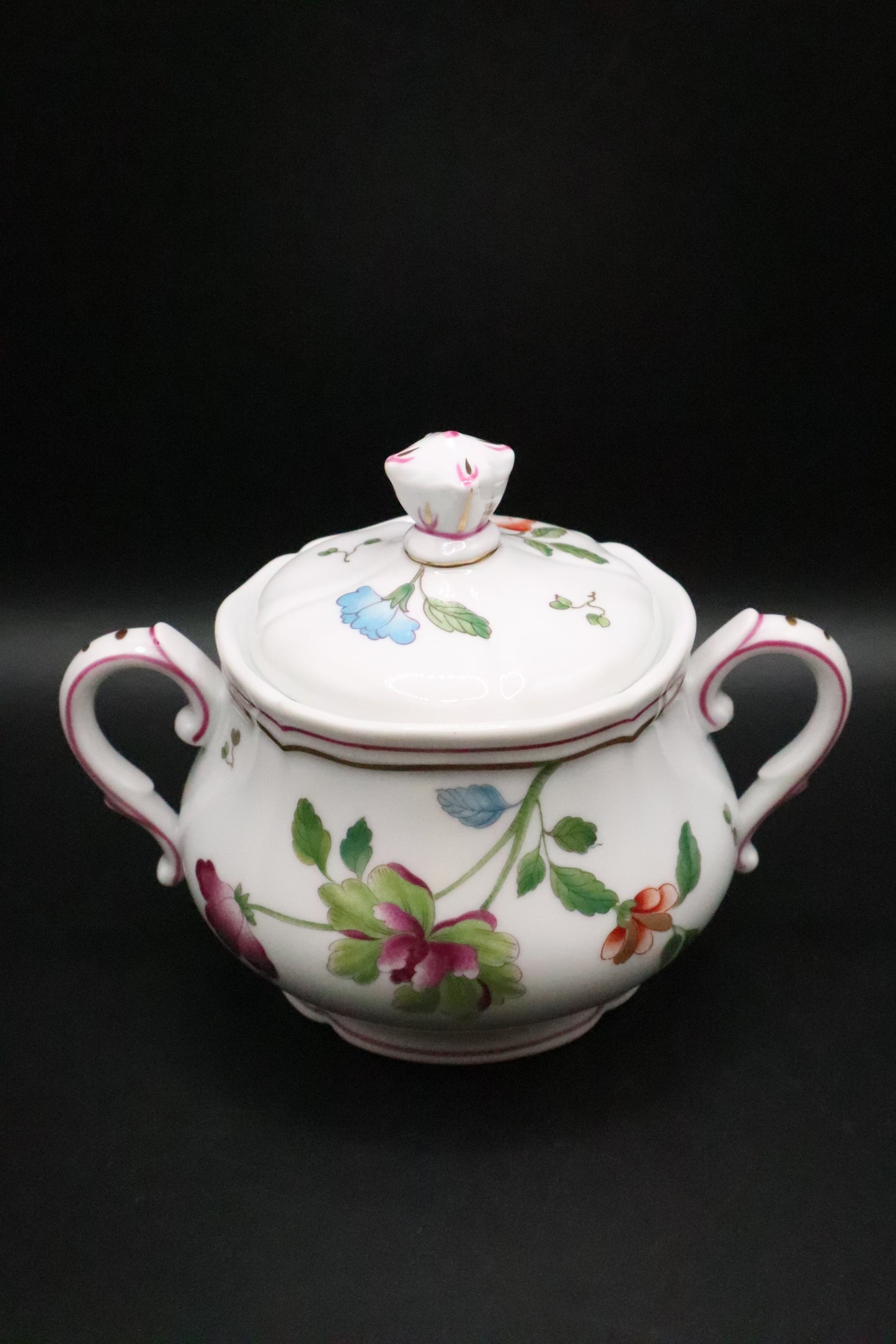 RICHARD GINORI GRANDUCA COREANA SUGAR BOWL 22KT GOLD