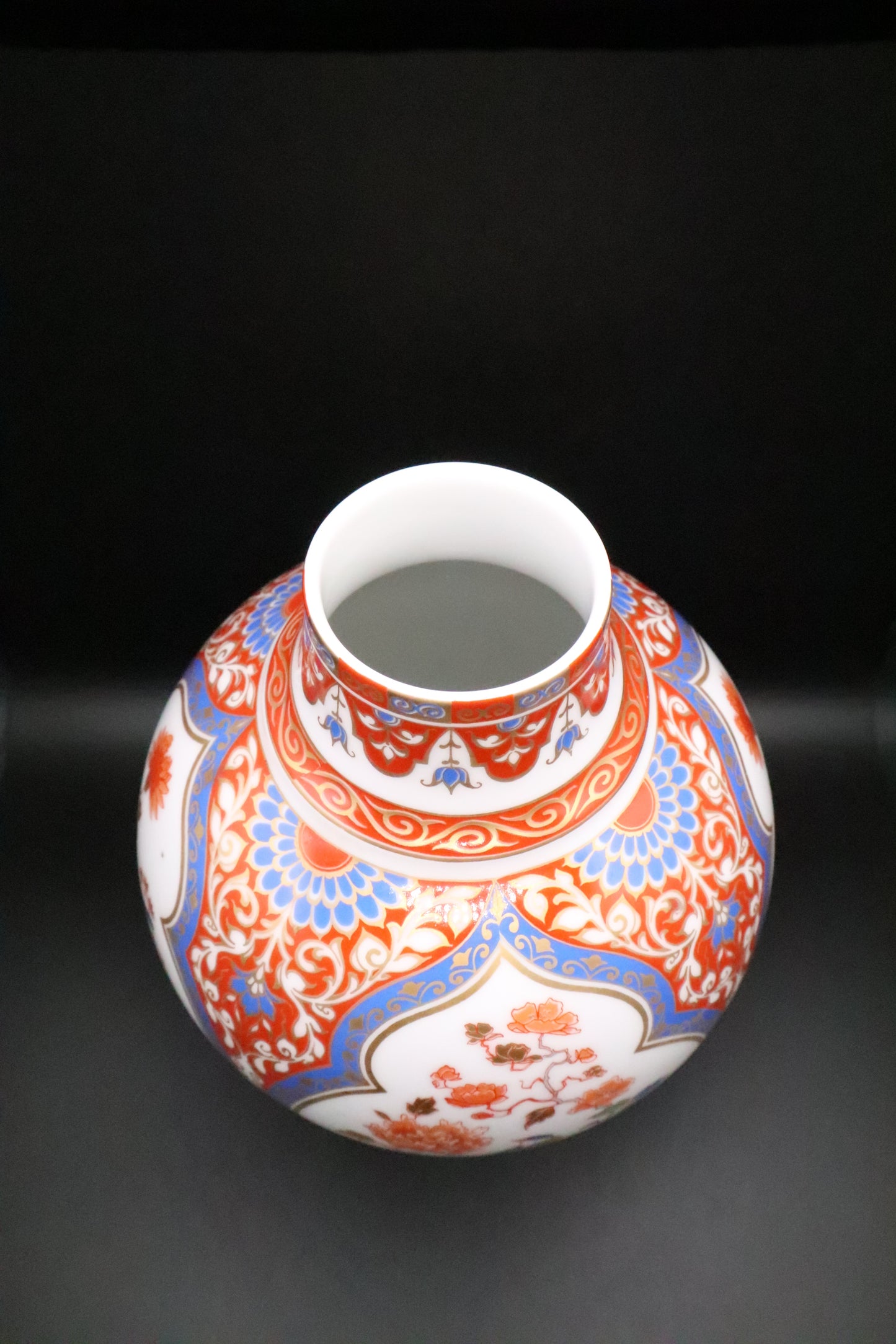 AK KAISER WEST GERMANY MING VASE CHINOISERIE SPLENDID FLOWER BIRD