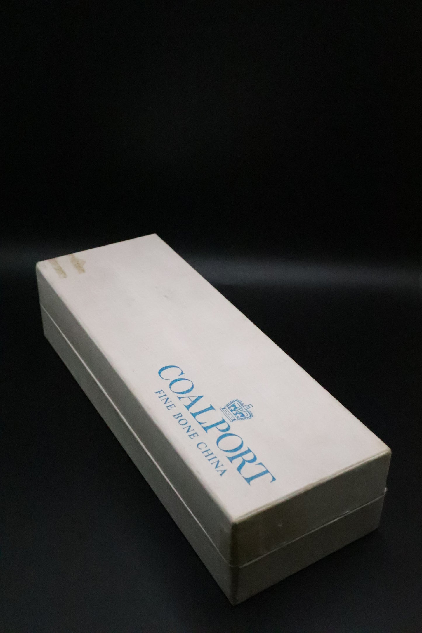 VINTAGE DIVINITY BLUE NAPKIN RINGS COAL PORT FINE BONE CHINA SET OF 4