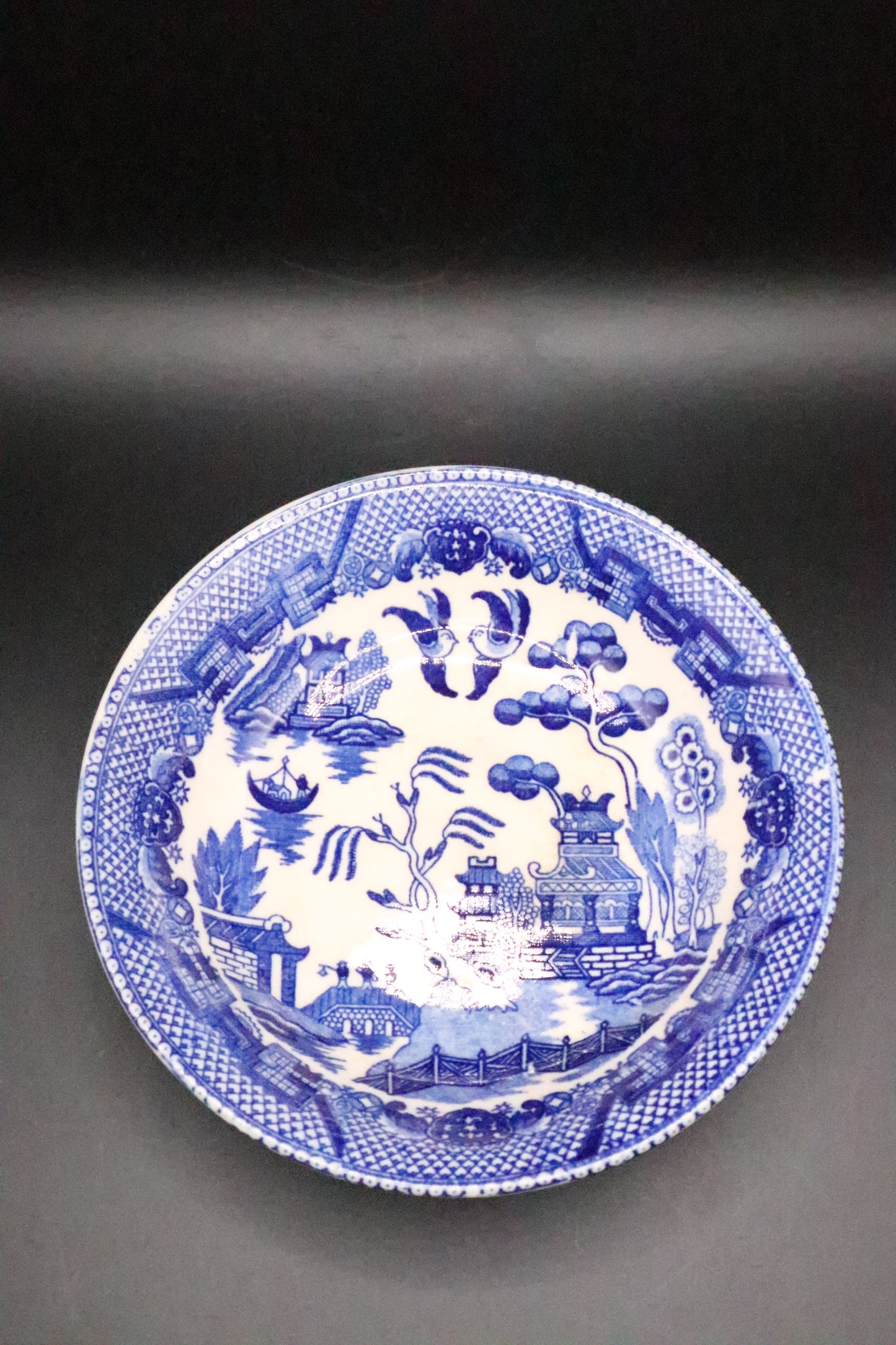 VINTAGE BLUE WILLOW MADE IN JAPAN BOWL
